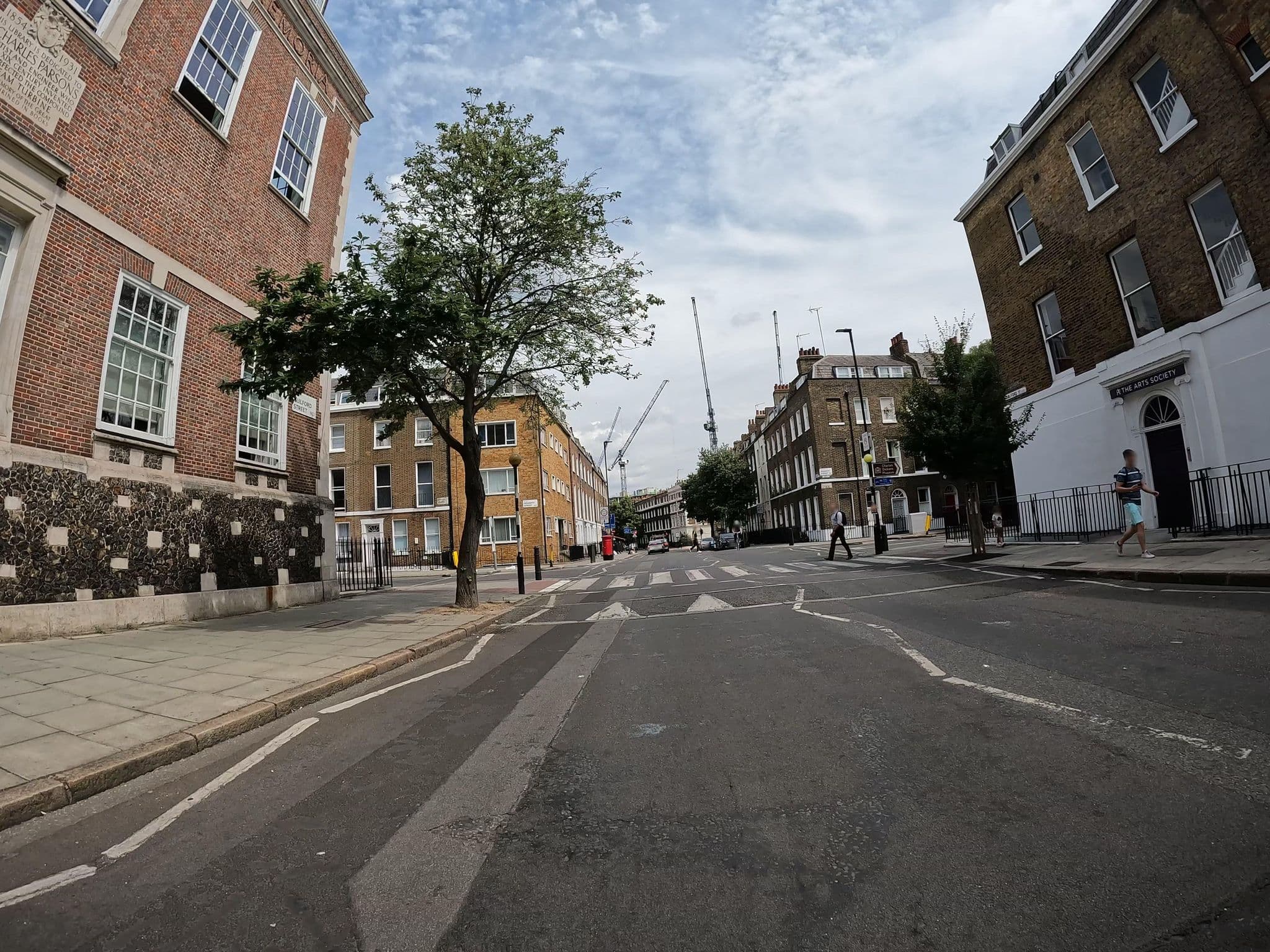 Street view near 38 Doughty Street, Clerkenwell — © erias (CC BY-SA · Mapillary)