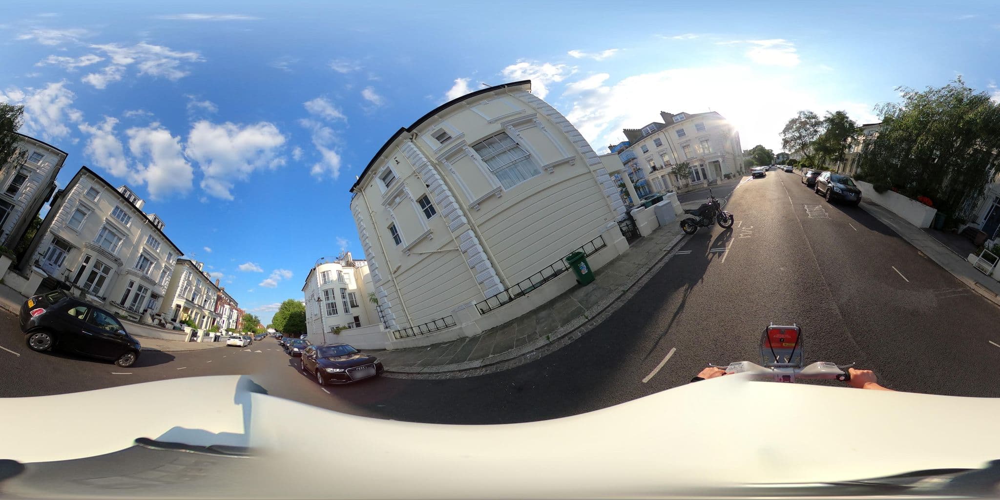 Street view near Belsize Park Apartments, Belsize Park — © NatchaponJ (CC BY-SA · Mapillary)