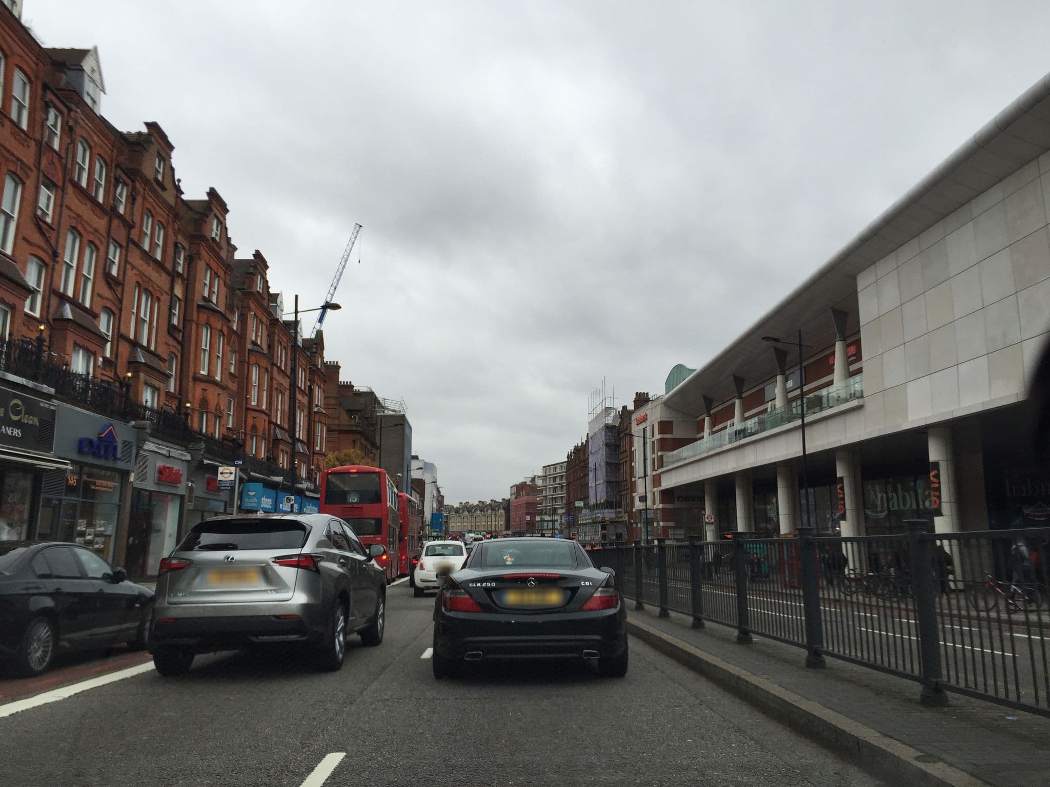 Street view near Holiday Inn Express, Belsize Park — © tcoppel (CC BY-SA · Mapillary)