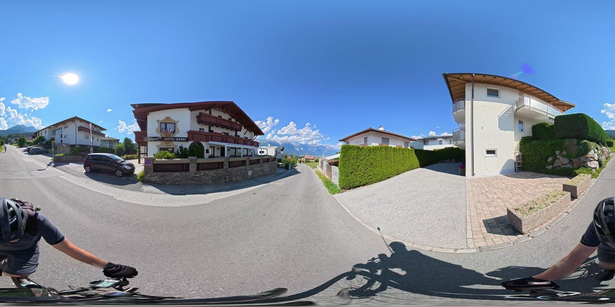 Street view near Sporthotel Schieferle, Natters — © osmplus_org (CC BY-SA · Mapillary)