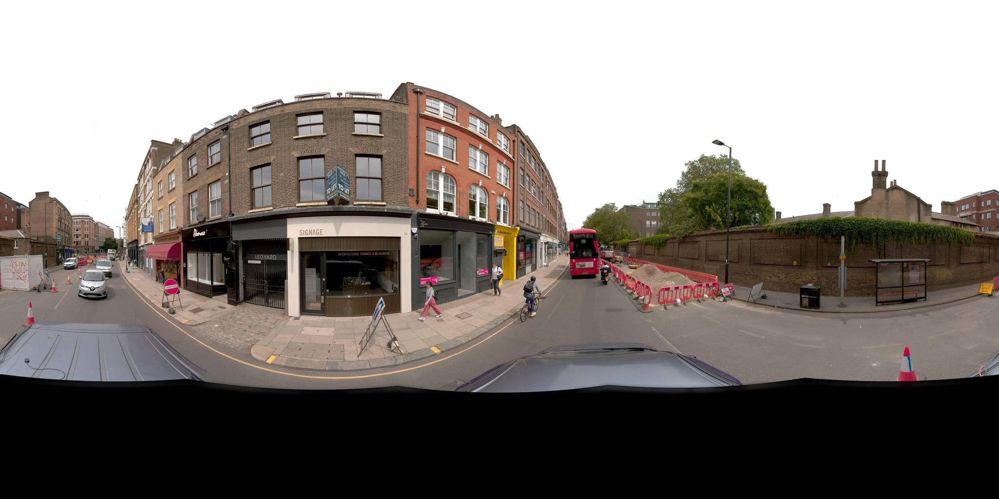 Street view near Barbican Apartments - City of London, Barbican — © jeffreymartin (CC BY-SA · Mapillary)