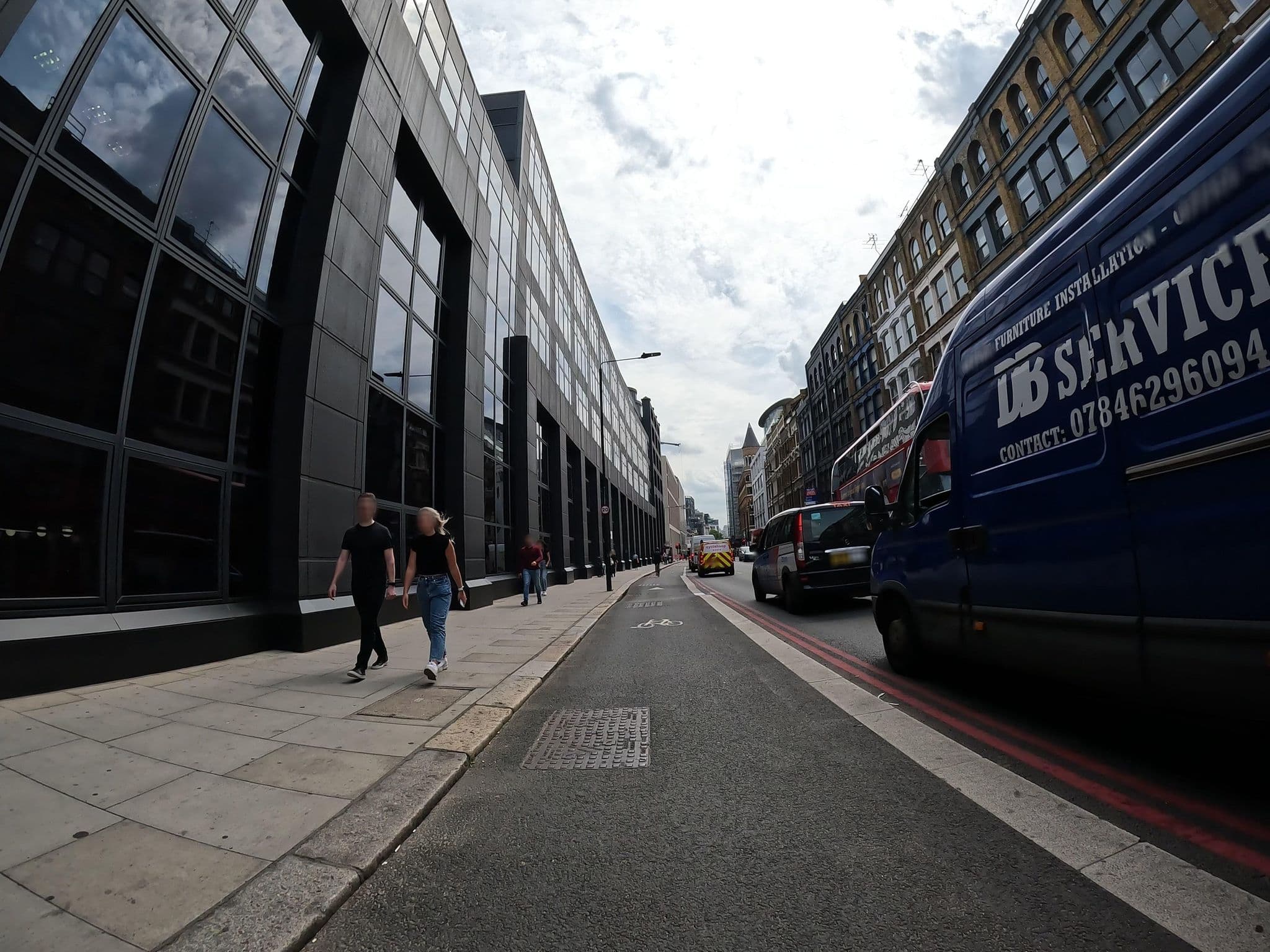 Street view near Access Farringdon, Clerkenwell — © erias (CC BY-SA · Mapillary)