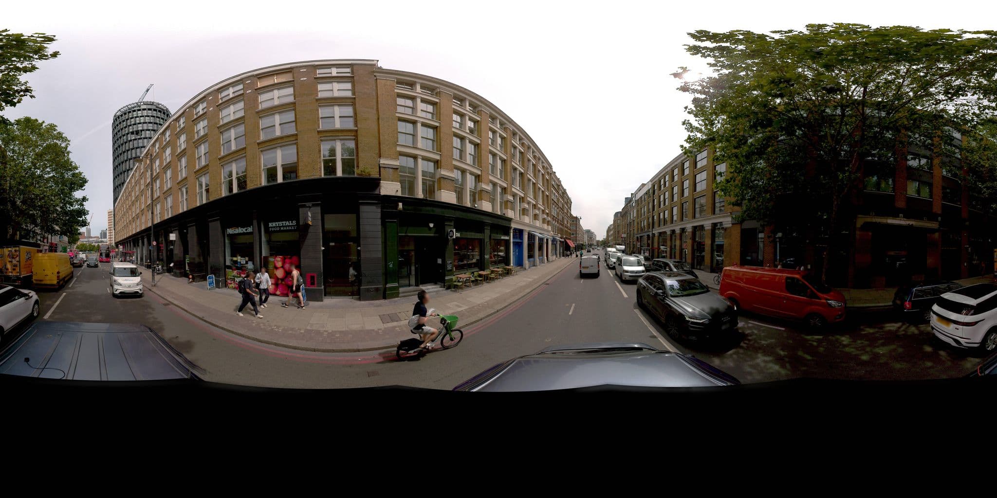 Street view near Waytostay, Spitalfields — © jeffreymartin (CC BY-SA · Mapillary)