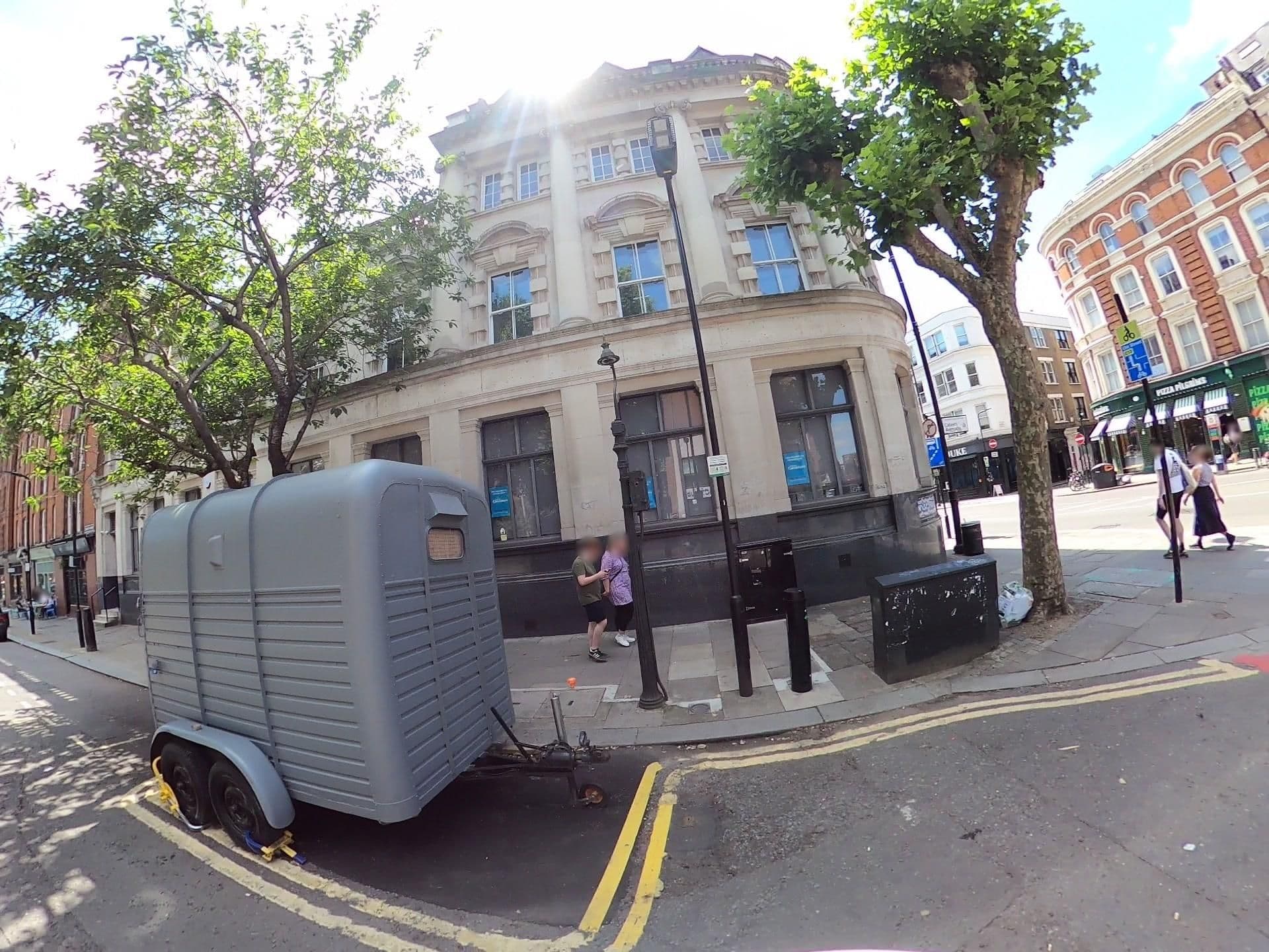 Street view near Ibiza Rocks Hotel, Spitalfields — © NatchaponJ (CC BY-SA · Mapillary)
