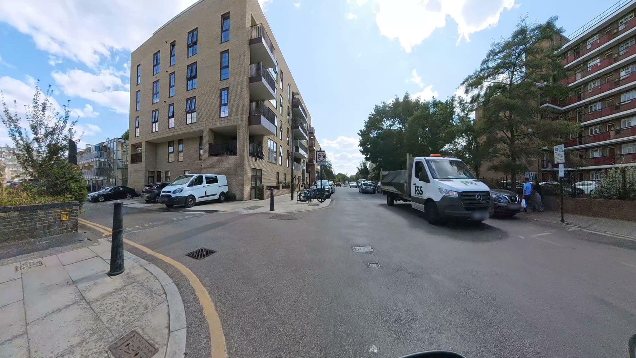 Street view near Stylish 1 Bedroom in Shadwell With Balcony, Shadwell — © athuler (CC BY-SA · Mapillary)