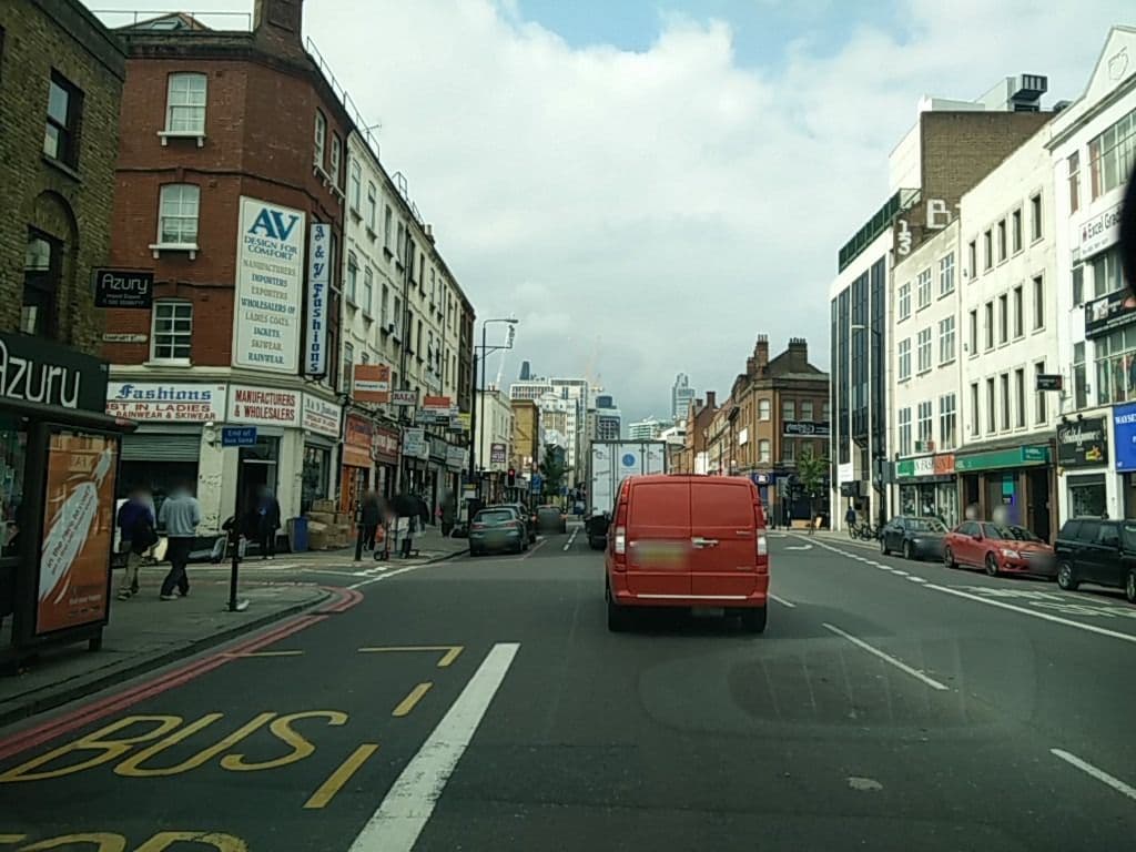 Street view near 176 Commercial Road, Whitechapel — © ccossio (CC BY-SA · Mapillary)