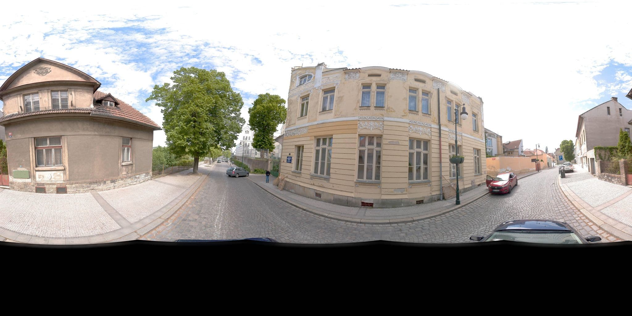 Street view near Apartmány Rossa, Louny — © jeffreymartin (CC BY-SA · Mapillary)