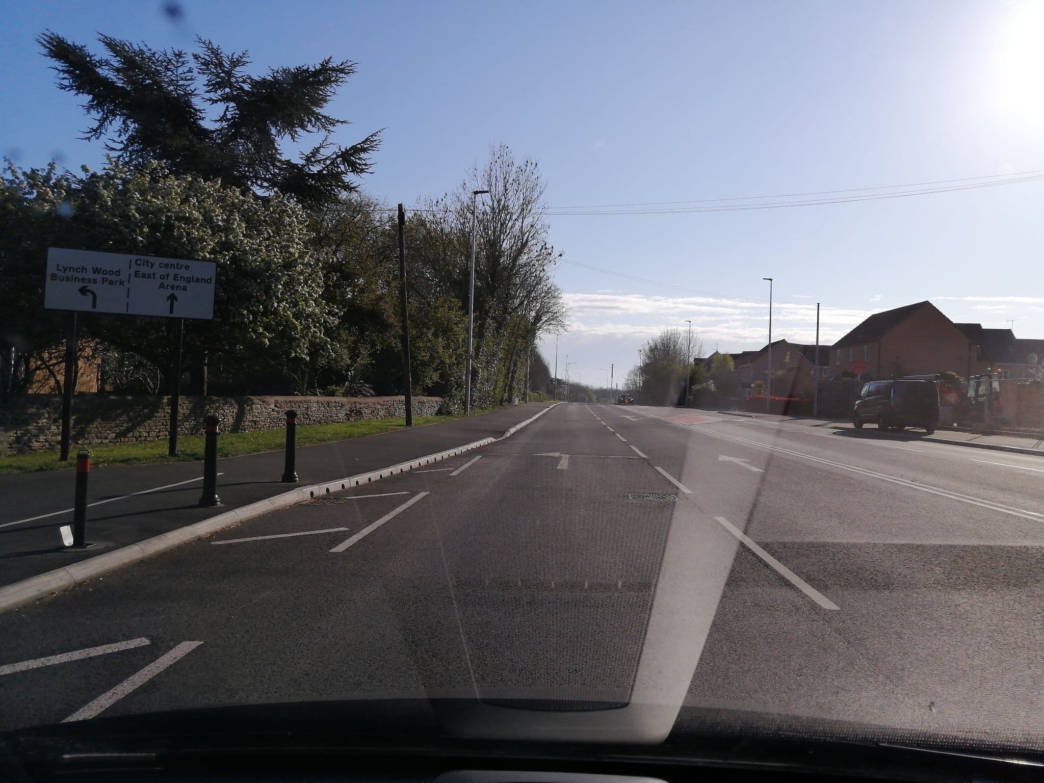Street view near Orchard House, Castor — © dzidek23 (CC BY-SA · Mapillary)