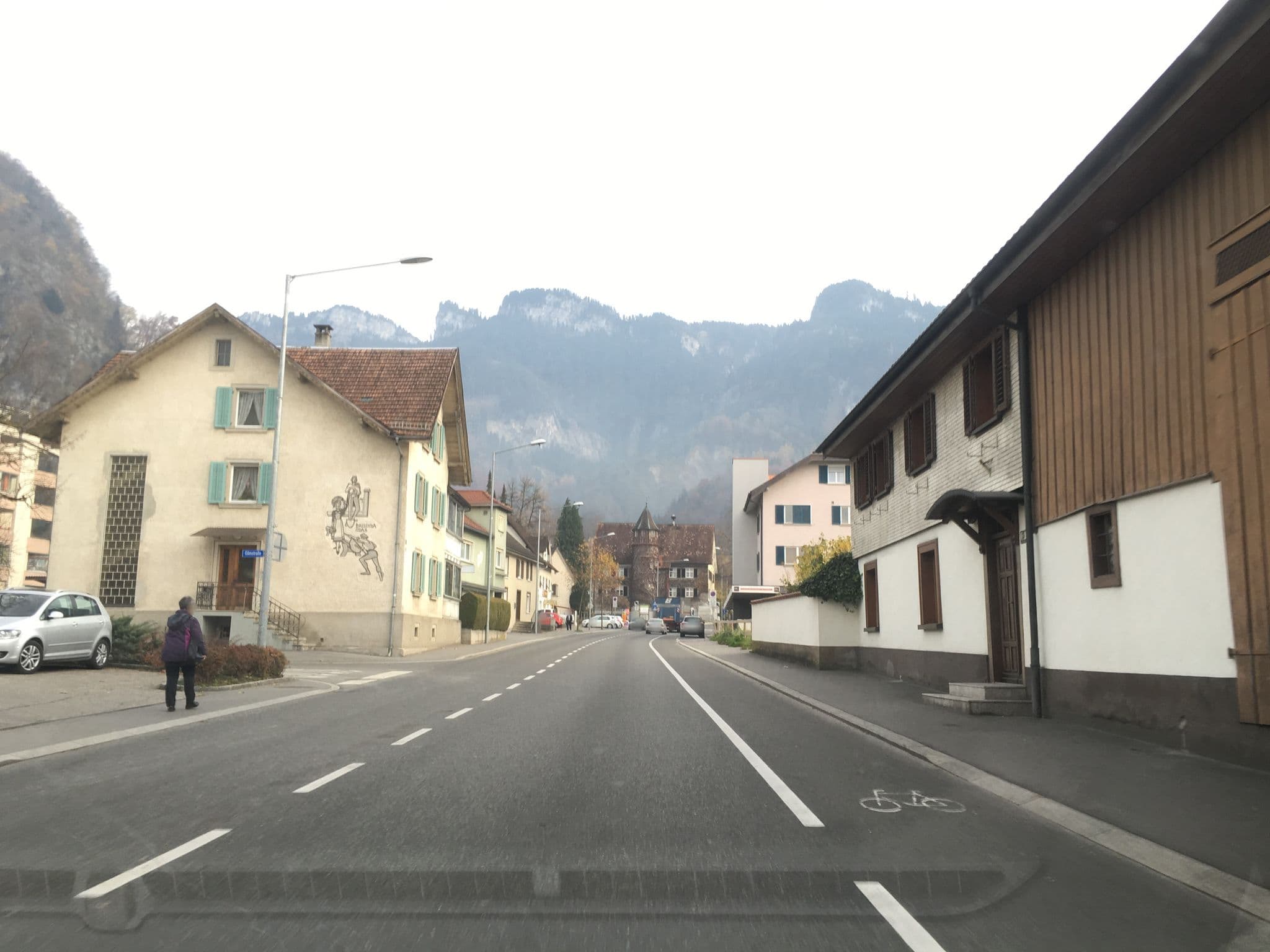 Street view near Hotel-Café Lorenz, Hohenems — © alferic (CC BY-SA · Mapillary)