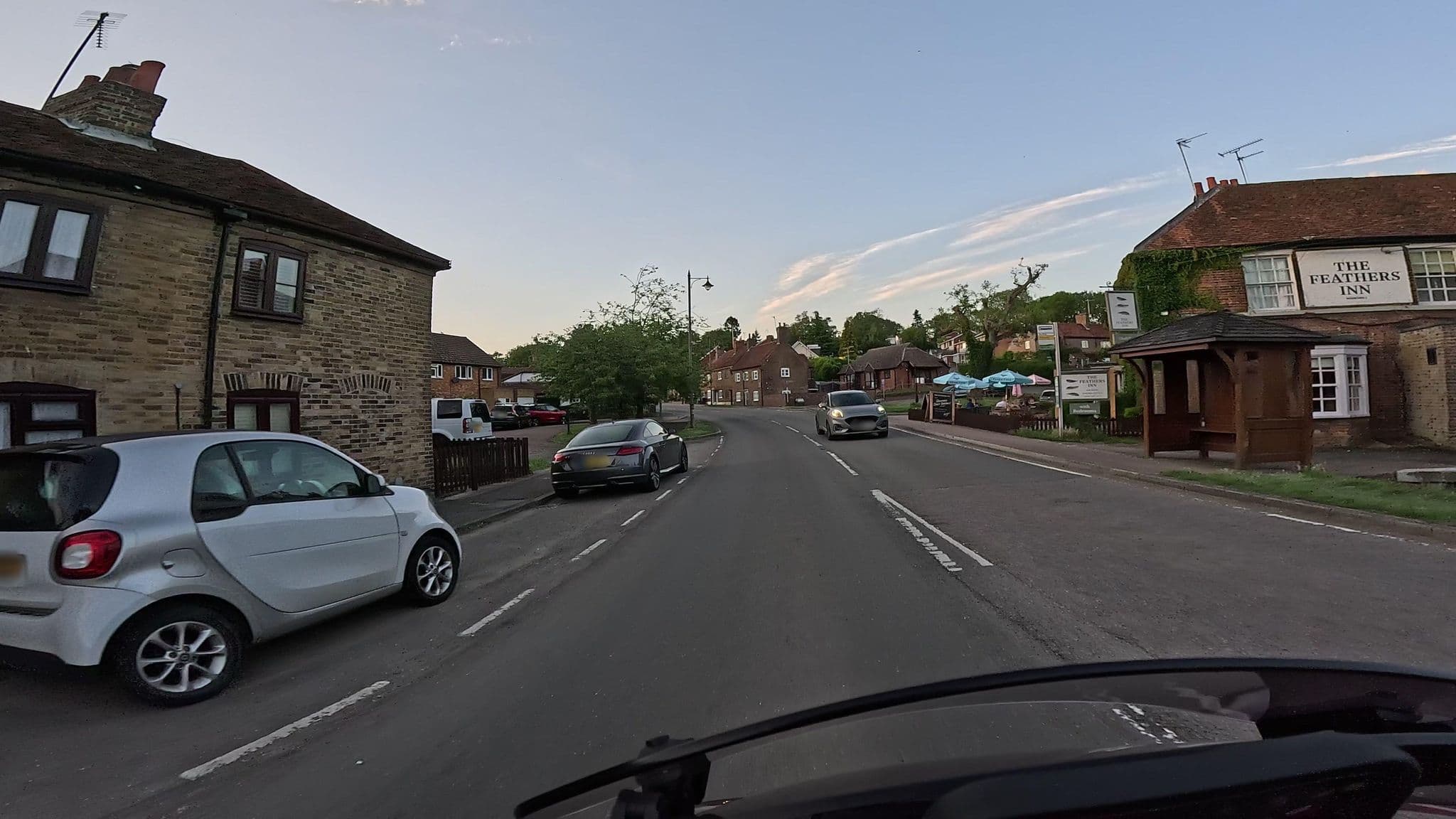 Street view near Feathers Inn, Ware — © wasd42 (CC BY-SA · Mapillary)