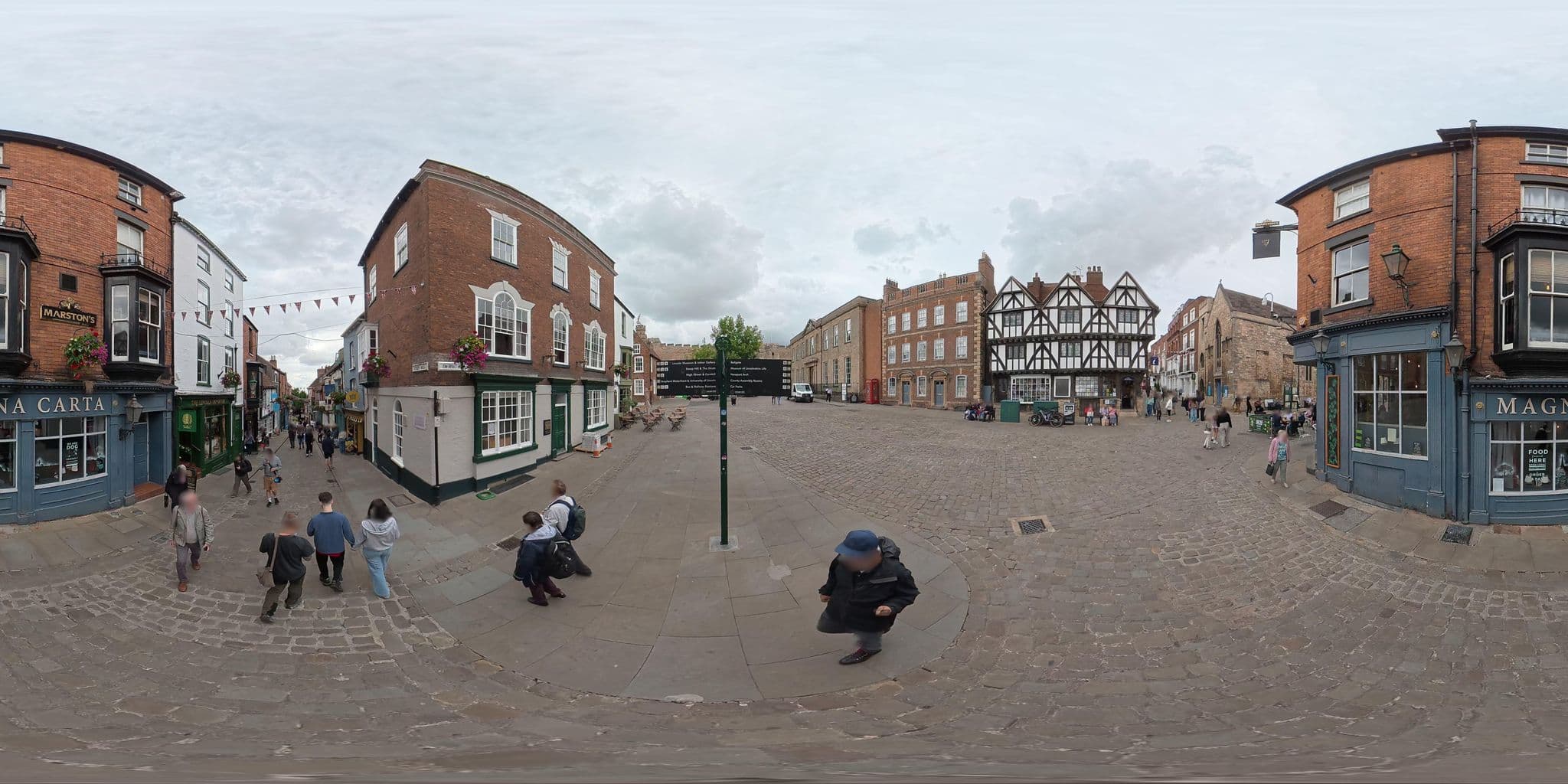 Street view near The Judges Lodgings, Lincoln — © osmplus_org (CC BY-SA · Mapillary)