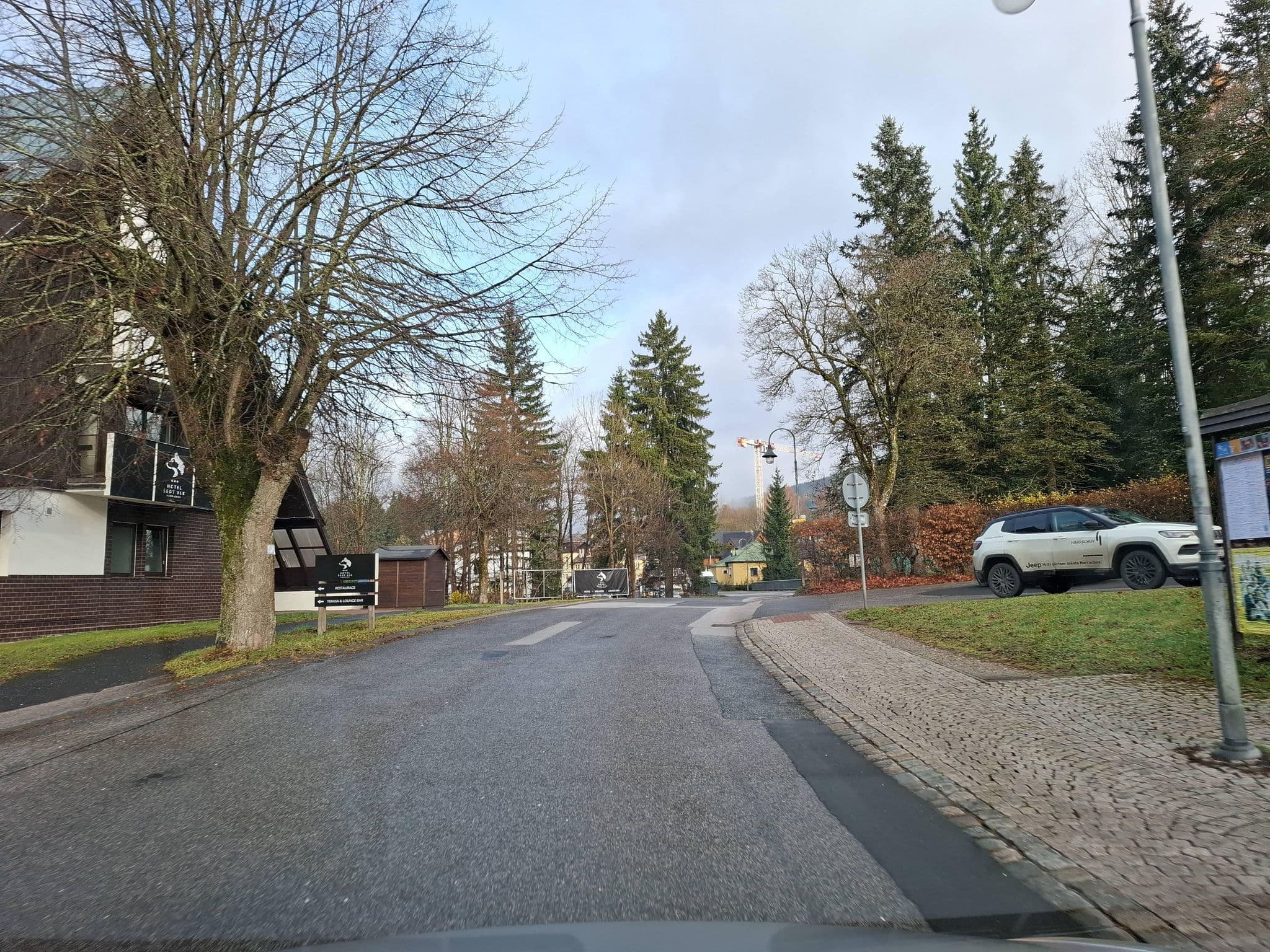 Street view near Šedý vlk, Harrachov — © masterofnoroad (CC BY-SA · Mapillary)