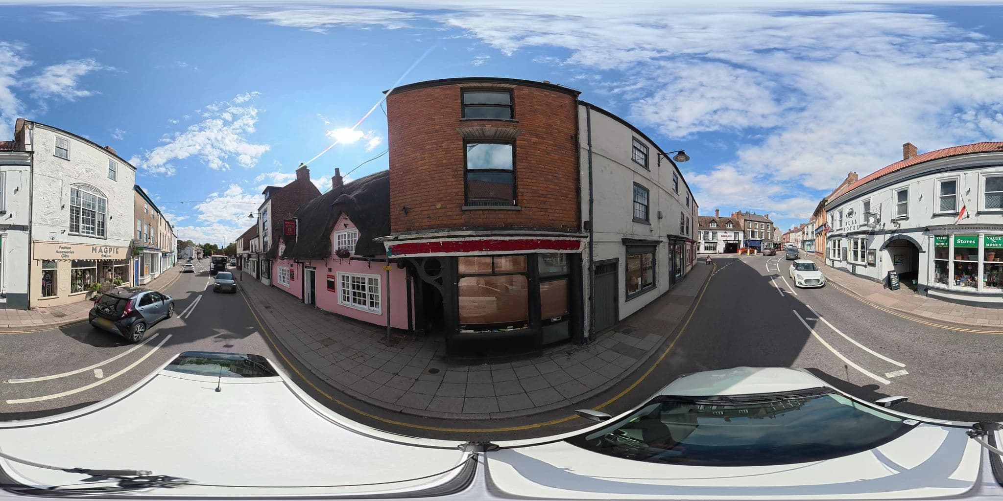 Street view near The Bull Hotel, Horncastle — © osmplus_org (CC BY-SA · Mapillary)