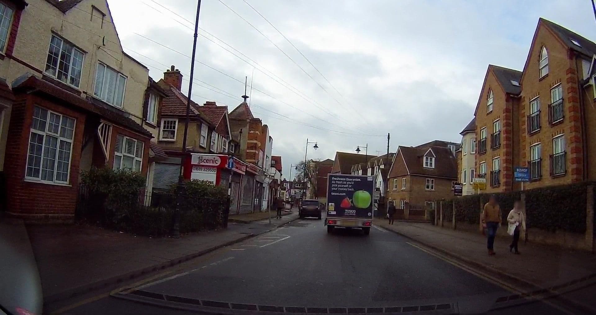 Street view near Mary Rose Hotel London, Orpington — © tallguy (CC BY-SA · Mapillary)