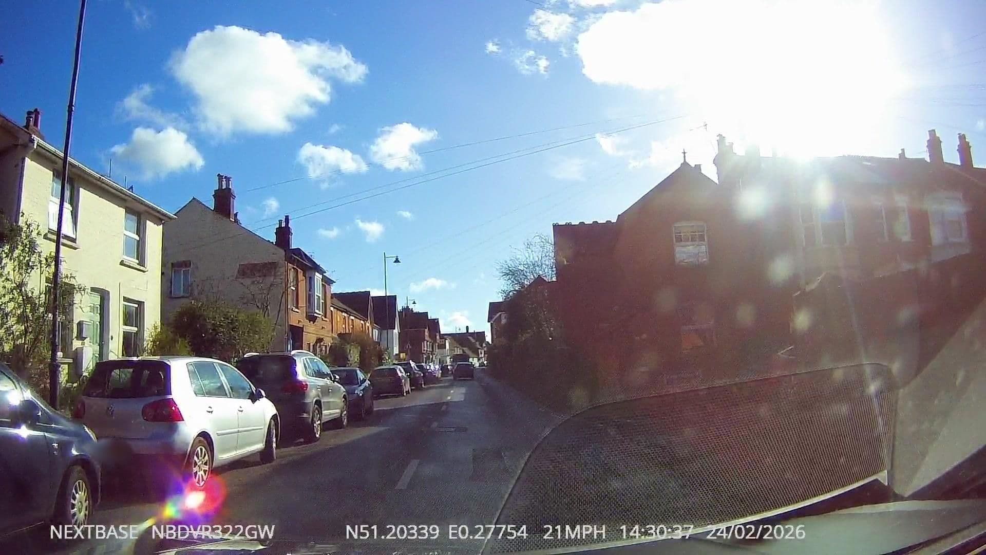 Street view near The Little Dairy, Tonbridge — © tallguy (CC BY-SA · Mapillary)