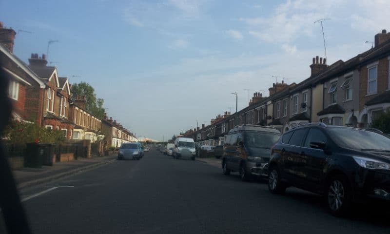 Street view near Henry Short Stay Hotel, Dartford — © paulbiv (CC BY-SA · Mapillary)