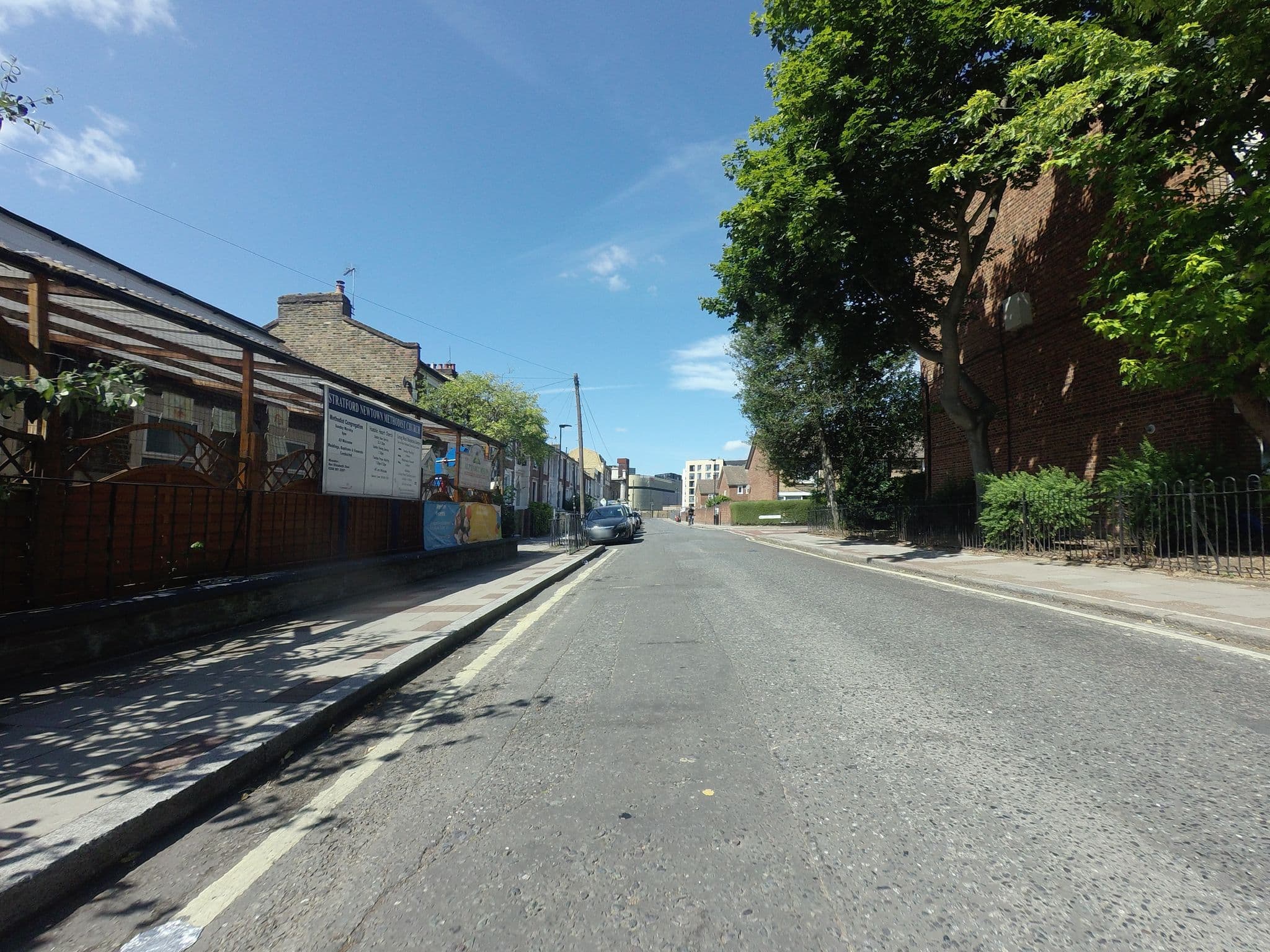 Street view near Marlin Apartments Olympic View, Stratford — © rskedgell (CC BY-SA · Mapillary)