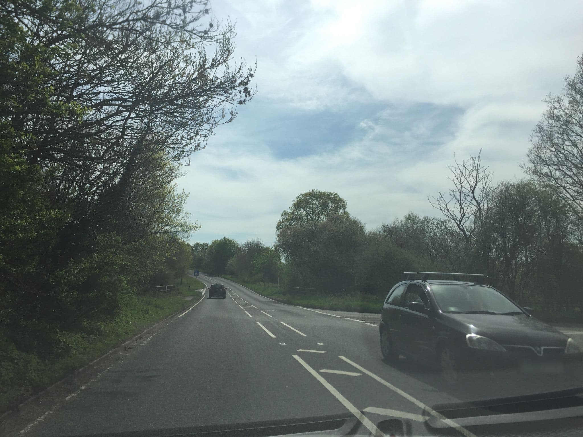 Street view near The Pitstop, Little Hallingbury — © essexboy (CC BY-SA · Mapillary)