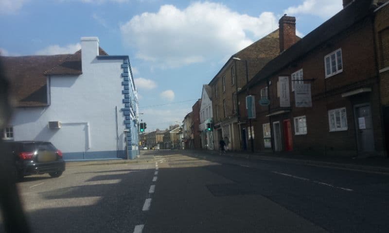 Street view near The Townhouse Hotel, Maidstone — © paulbiv (CC BY-SA · Mapillary)