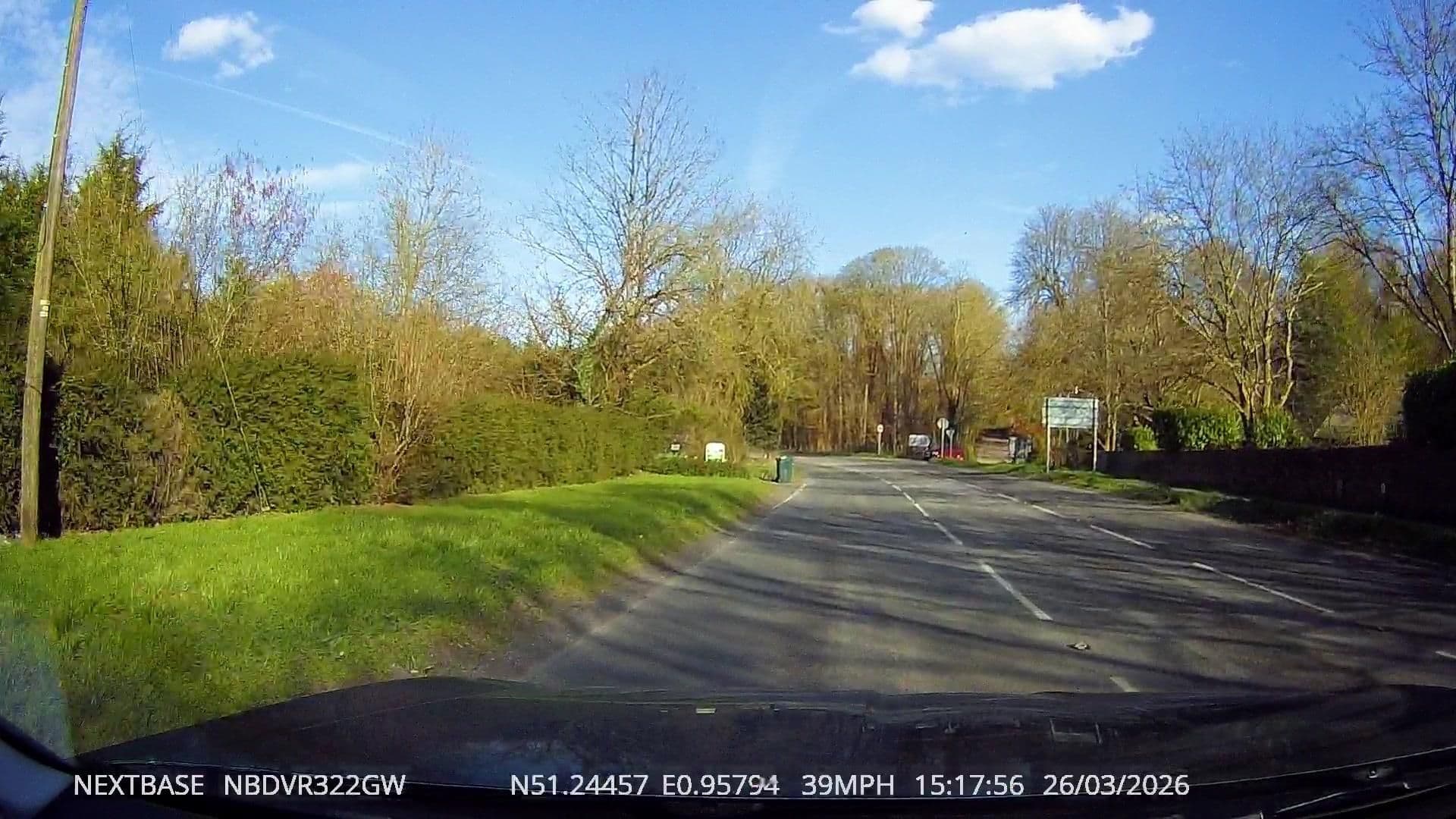 Street view near Woodchip House Bed And Breakfast, Chartham — © tallguy (CC BY-SA · Mapillary)