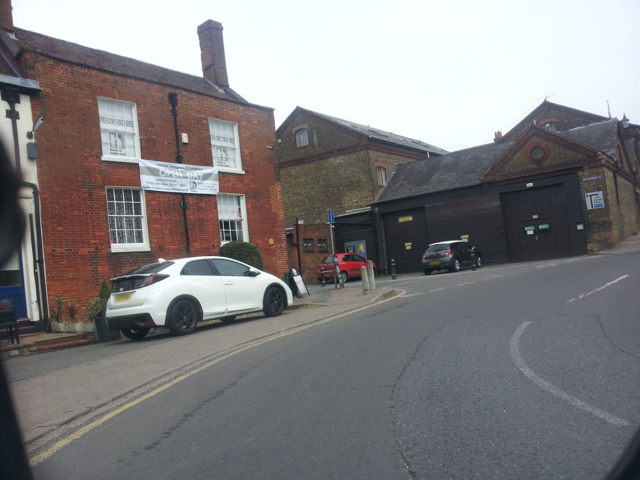 Street view near Faversham Creek Hotel, Faversham — © paulbiv (CC BY-SA · Mapillary)