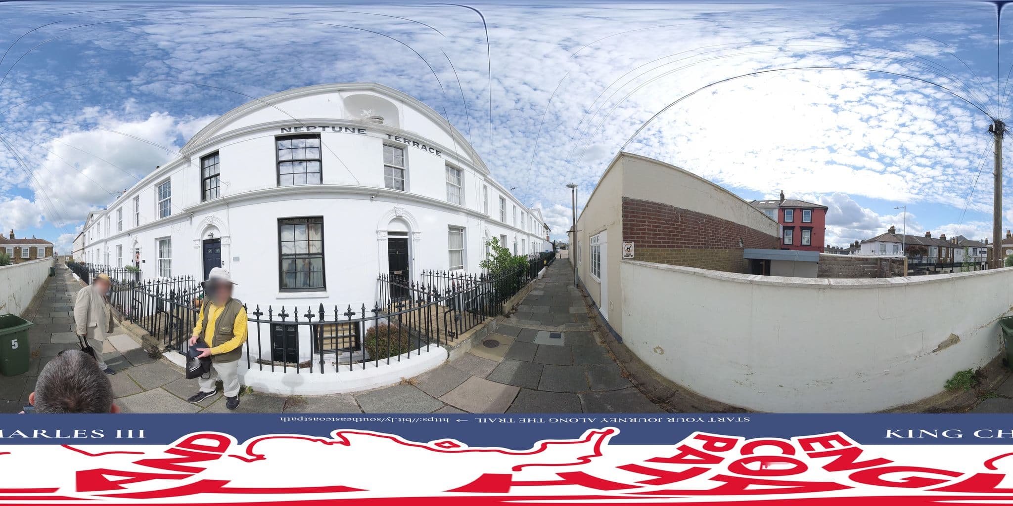 Street view near Invicta House, Sheerness — © EnglandCoastPath (CC BY-SA · Mapillary)