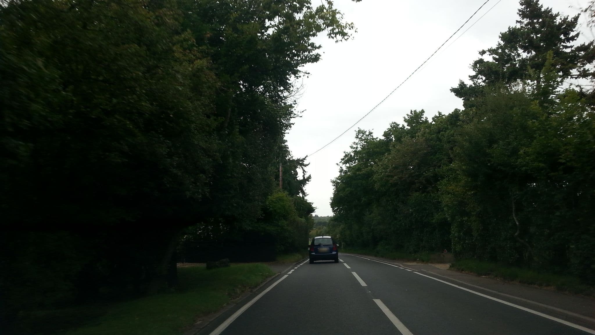 Street view near Bushel & Sack Hotel, Little Dunmow — © adam2 (CC BY-SA · Mapillary)
