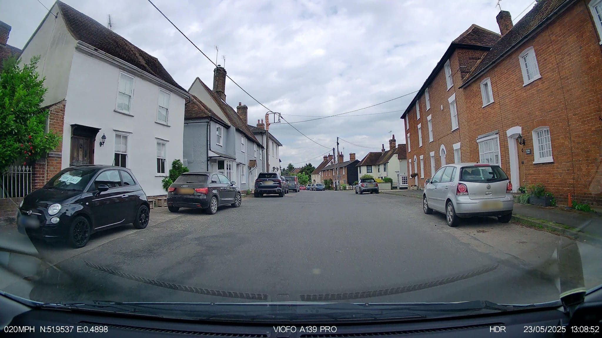 Street view near Church Hill House, Great Bardfield — © IpswichEdits (CC BY-SA · Mapillary)