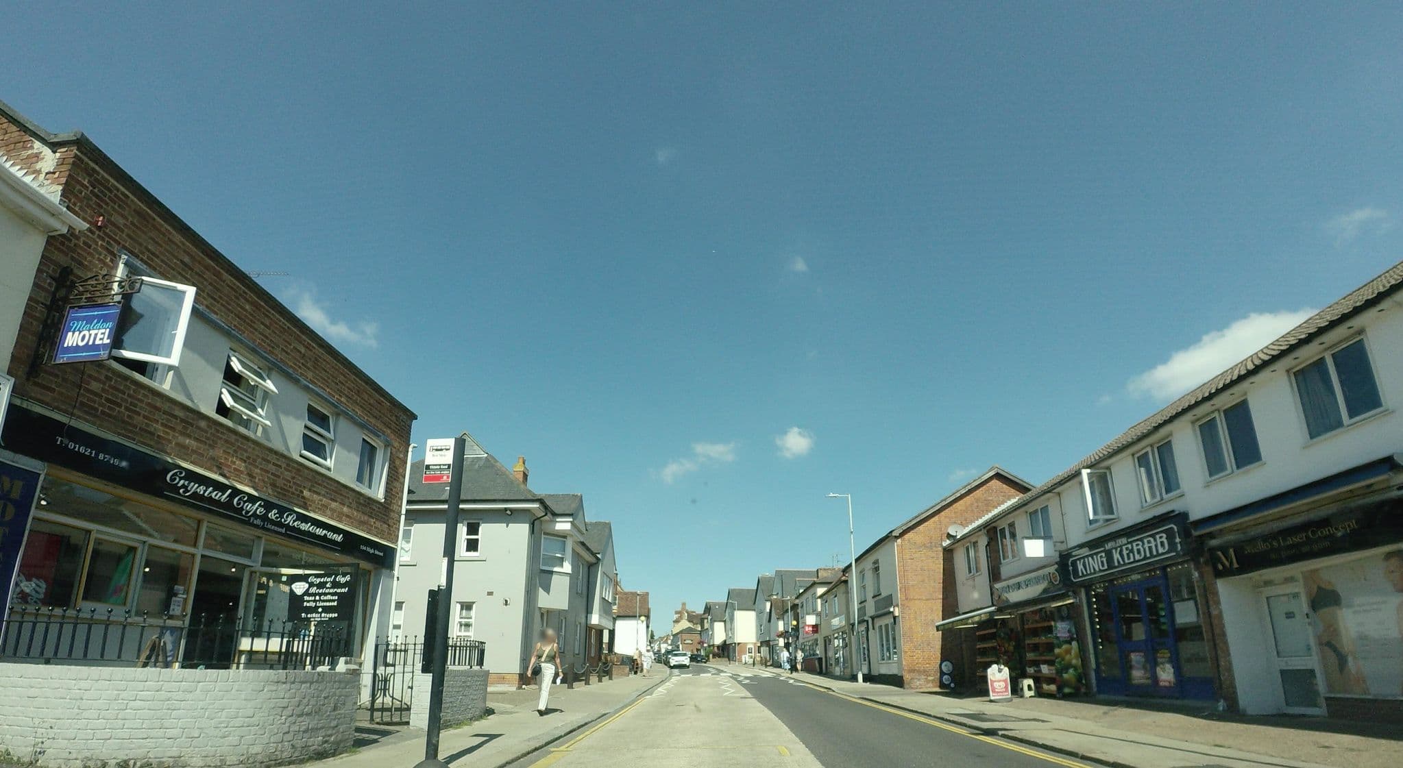 Street view near The Fat Man Motel, Maldon — © tallguy (CC BY-SA · Mapillary)