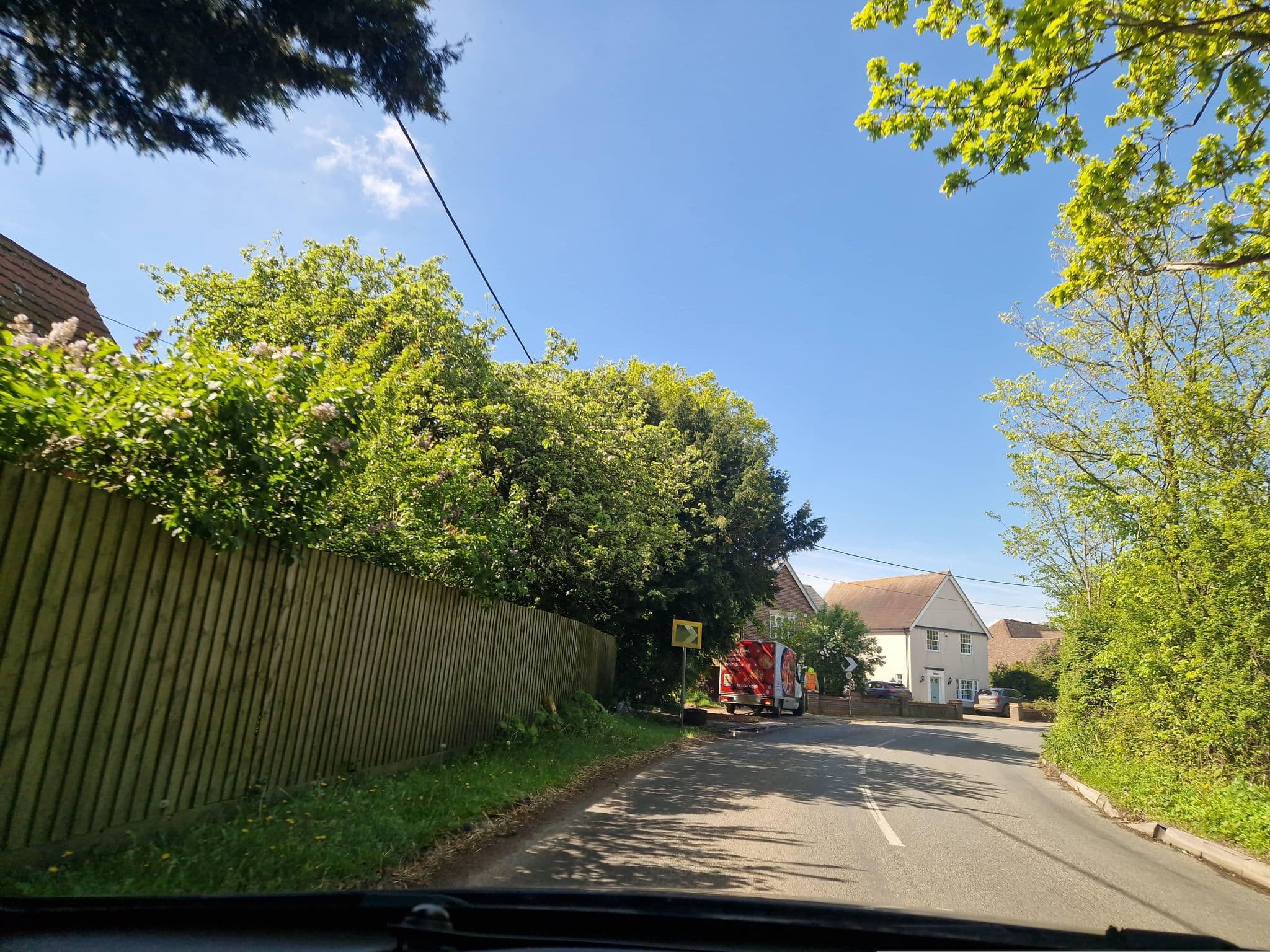 Street view near Field Bungalow, Bures Saint Mary — © edloach (CC BY-SA · Mapillary)