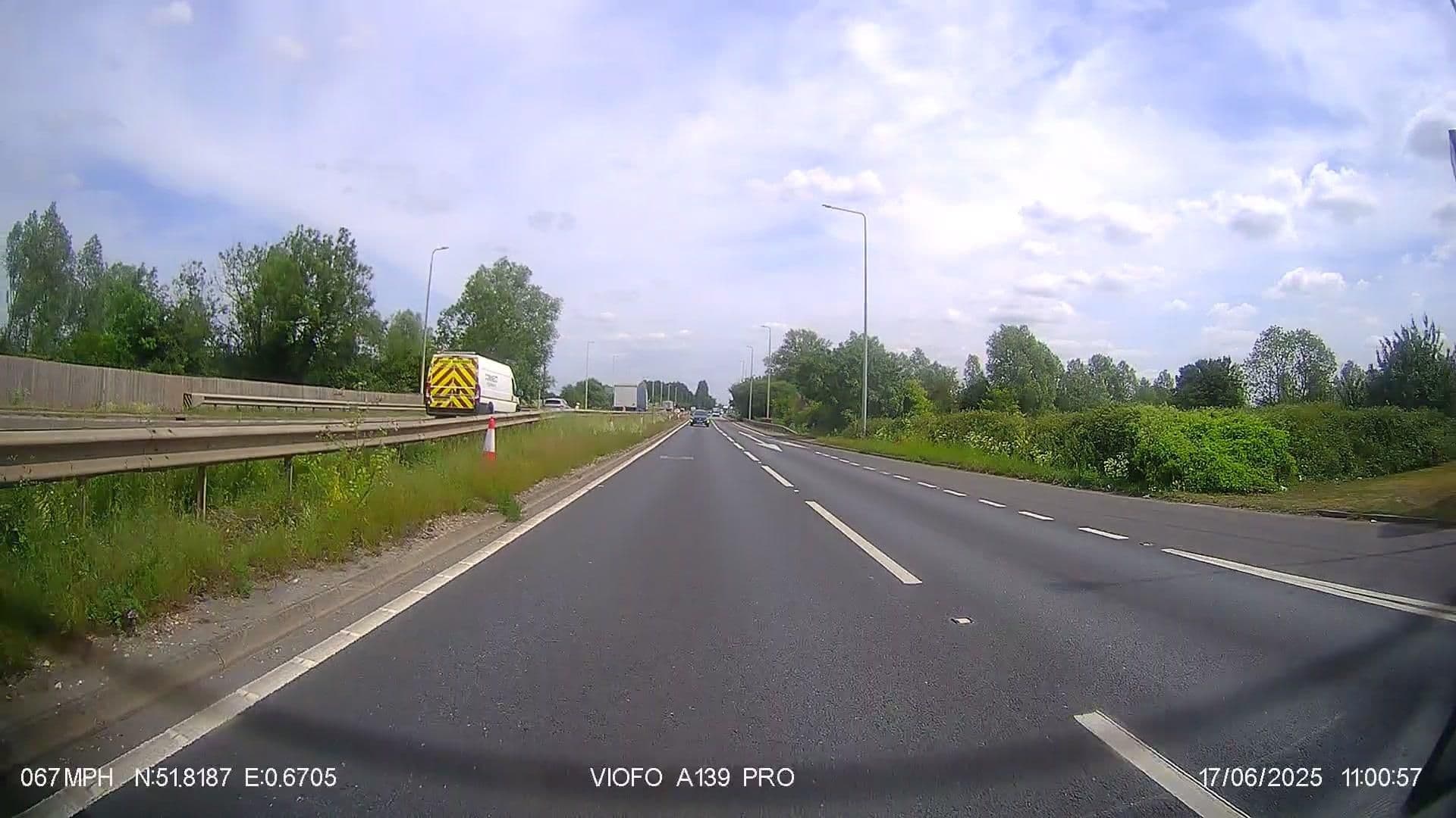 Street view near Ramada Jarvis, Witham — © IpswichEdits (CC BY-SA · Mapillary)