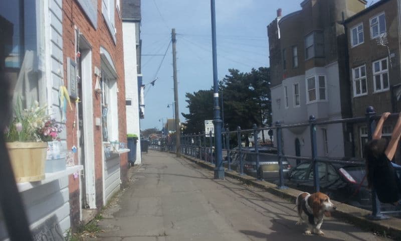 Street view near Polly's Attic, Whitstable — © paulbiv (CC BY-SA · Mapillary)