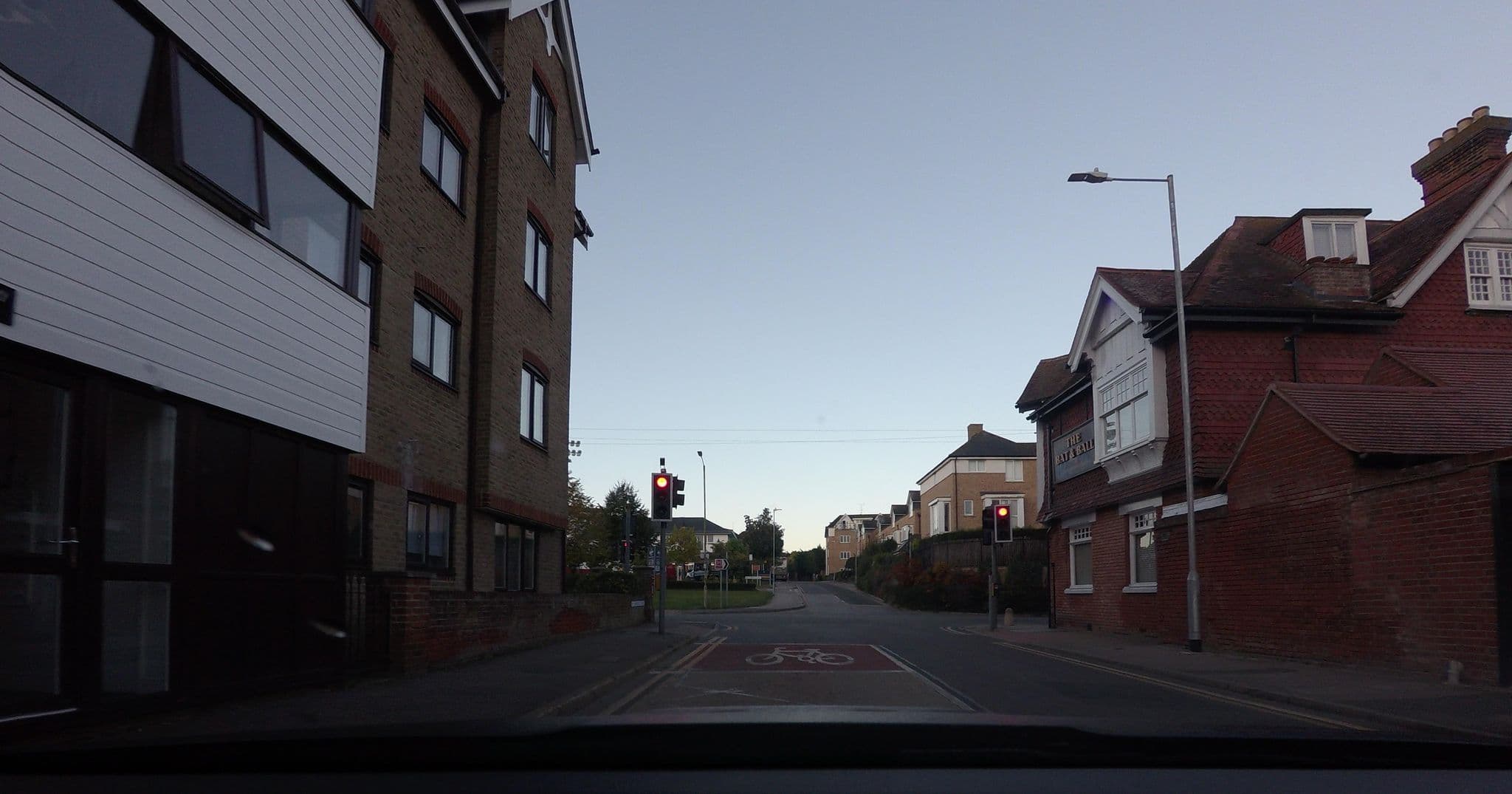 Street view near L'Hote Boutique Hotel Bar and Grill, Canterbury — © tallguy (CC BY-SA · Mapillary)