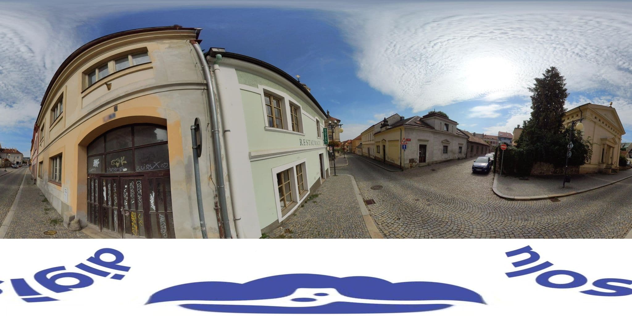 Street view near Hotel U Zvonu, Kutná Hora — © ZdenekzDigisolu (CC BY-SA · Mapillary)