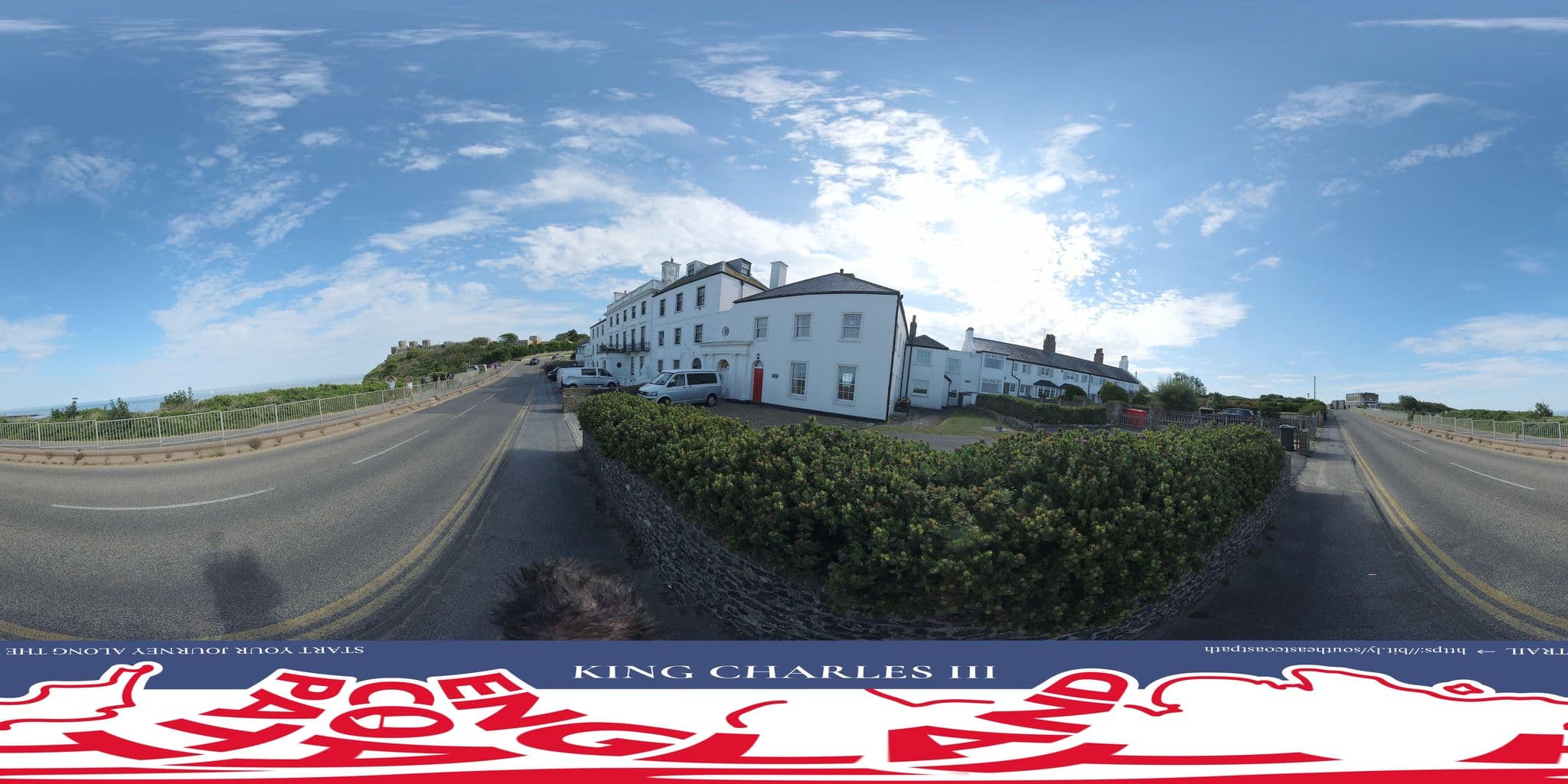 Street view near Napier Cottage, Saint Peters — © EnglandCoastPath (CC BY-SA · Mapillary)