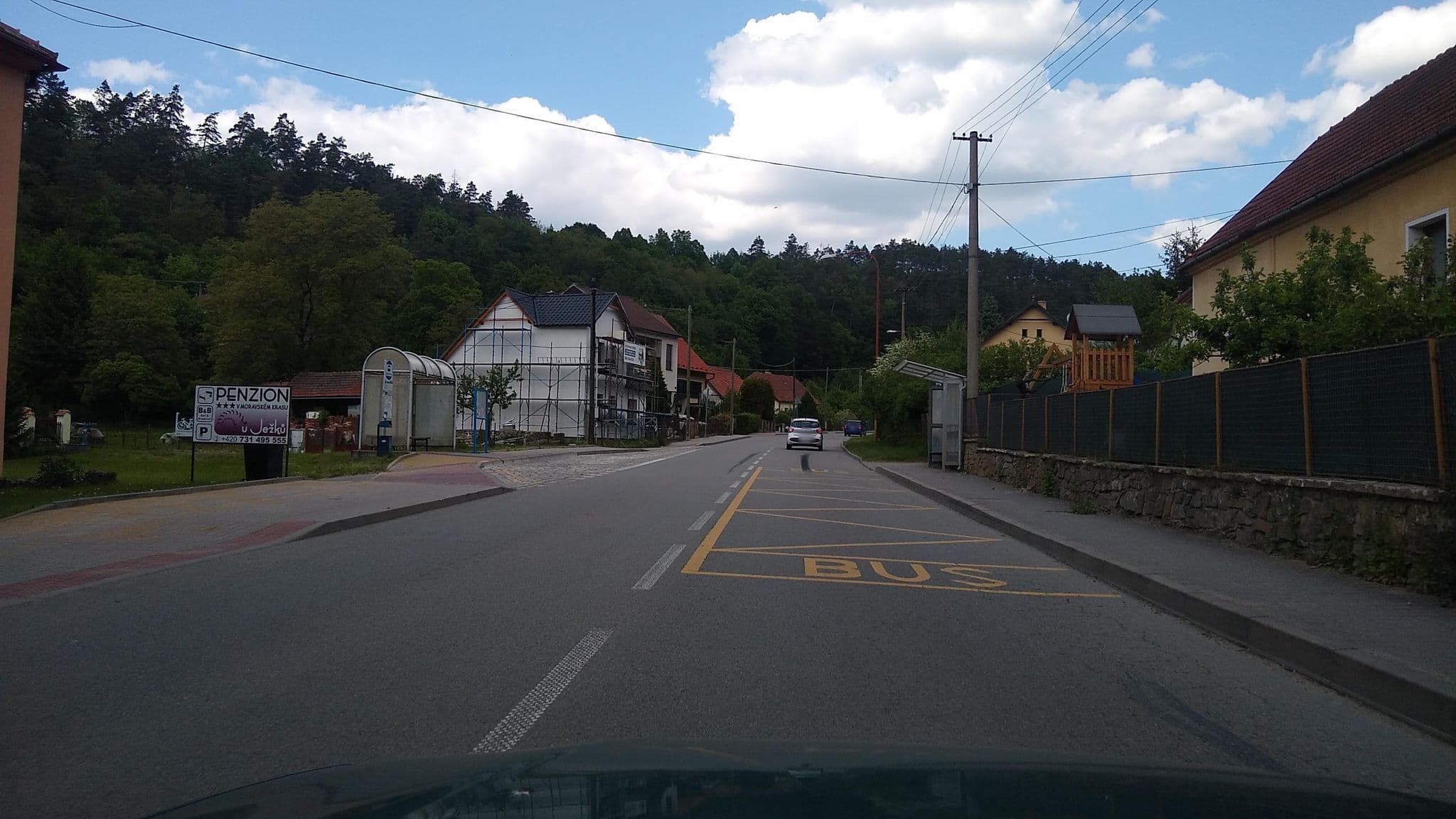 Street view near Penzion U Ježků, Jedovnice — © wegavision (CC BY-SA · Mapillary)