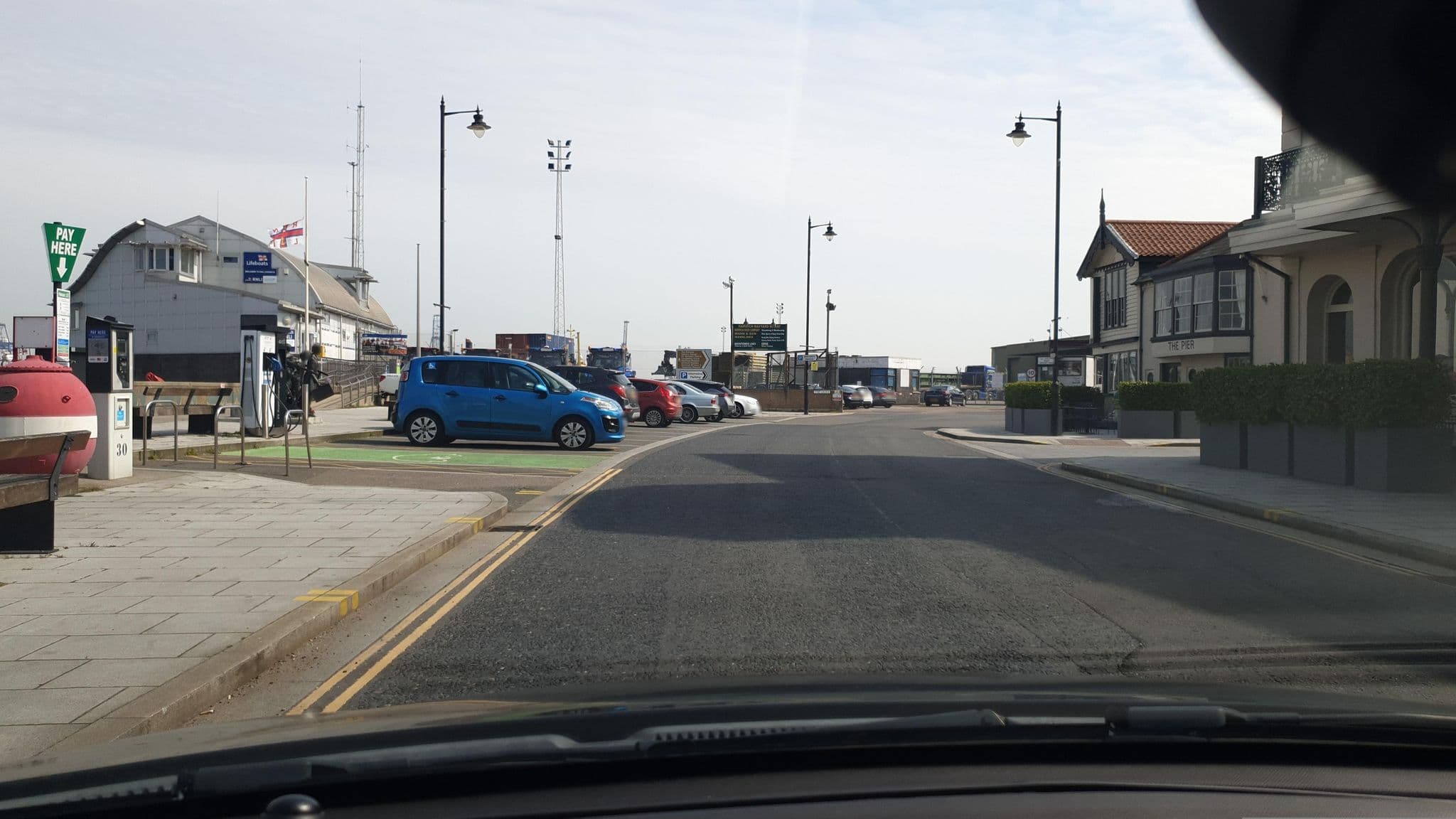 Street view near The Pier Hotel and Restaurant Harwick Essex, Harwich — © edloach (CC BY-SA · Mapillary)