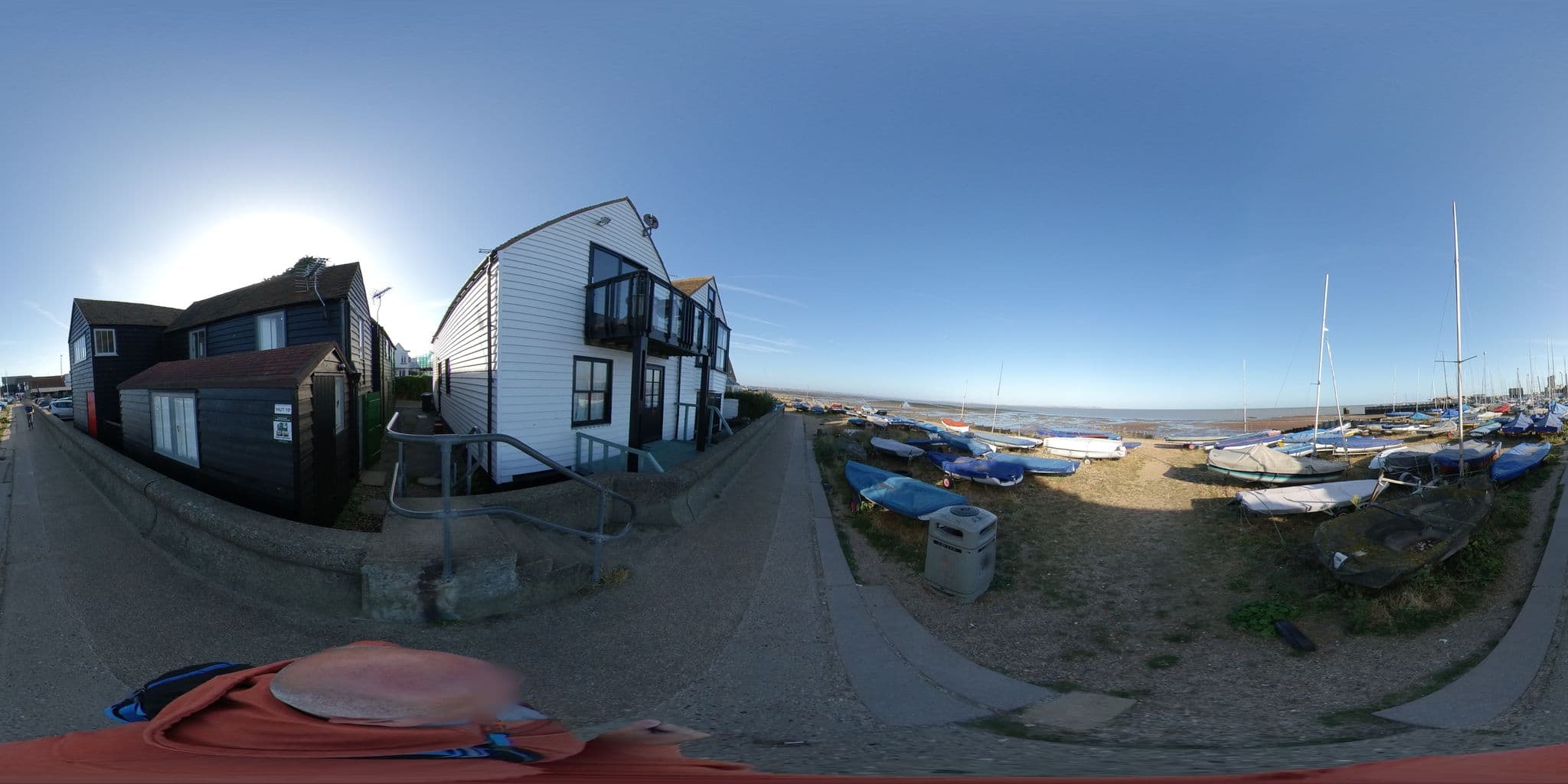 Street view near Whitstable Fisherman's Huts and Warehouse Holiday Lets, Whitstable — © jkingsleya (CC BY-SA · Mapillary)