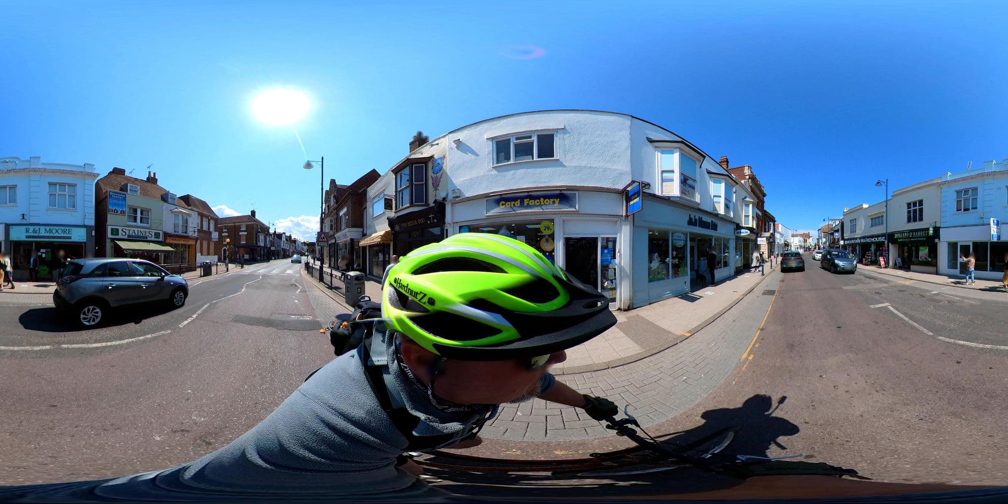 Street view near Revival Retreat, with parking, Whitstable — © jkingsleya (CC BY-SA · Mapillary)