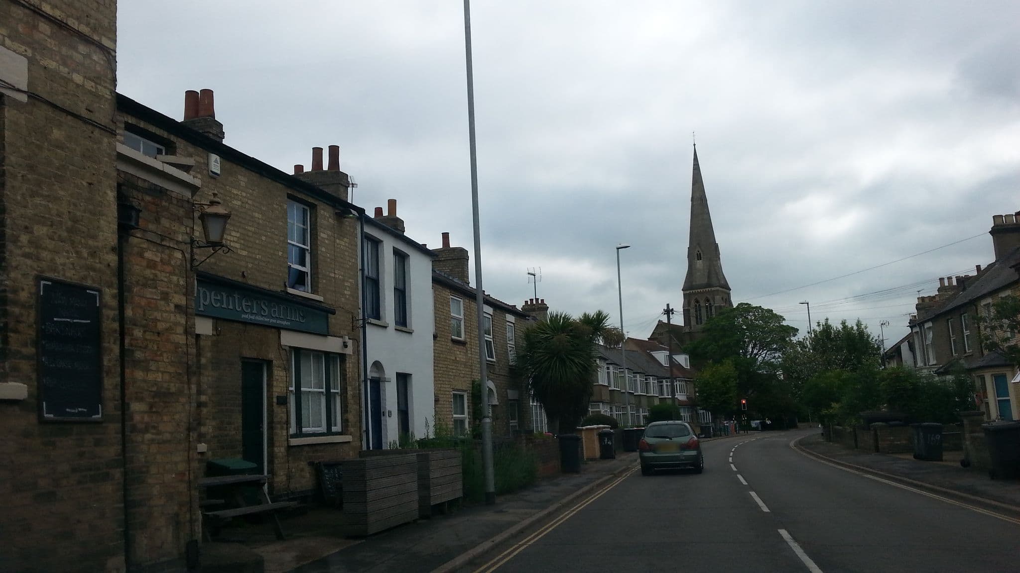 Street view near Carpenters Arms, Cambridge — © adam2 (CC BY-SA · Mapillary)