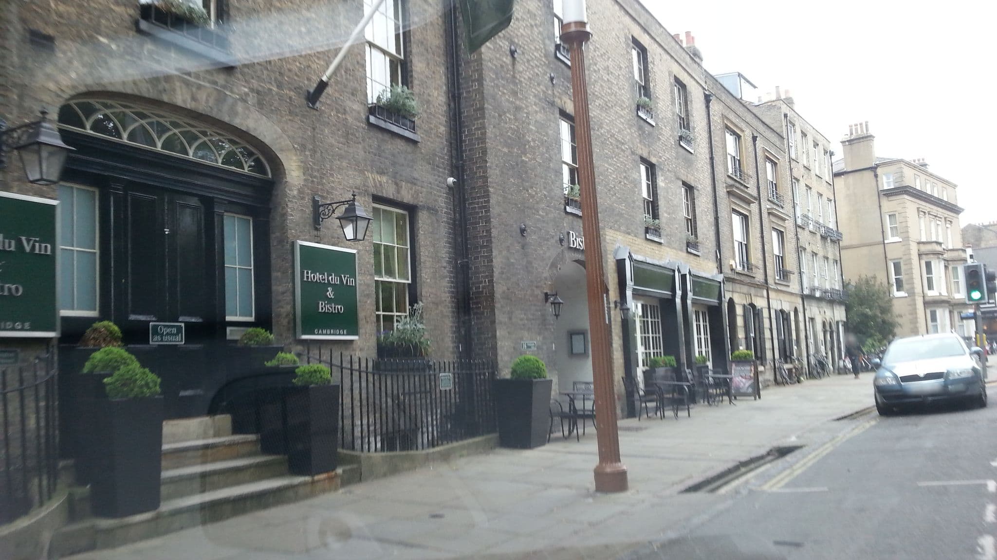 Street view near Hotel du Vin, Cambridge — © adam2 (CC BY-SA · Mapillary)