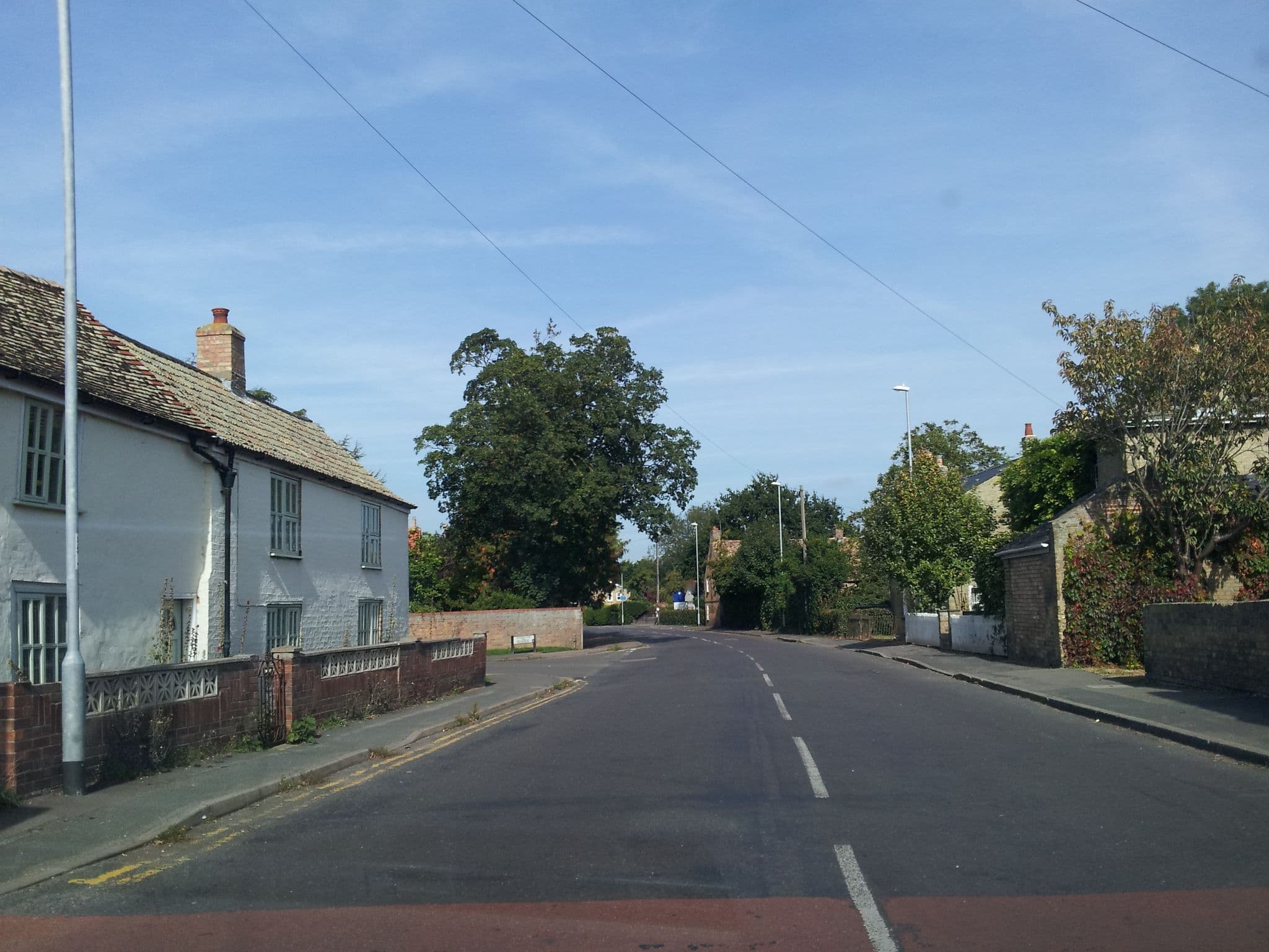 Street view near The Grapevine Studio, Waterbeach — © adam2 (CC BY-SA · Mapillary)