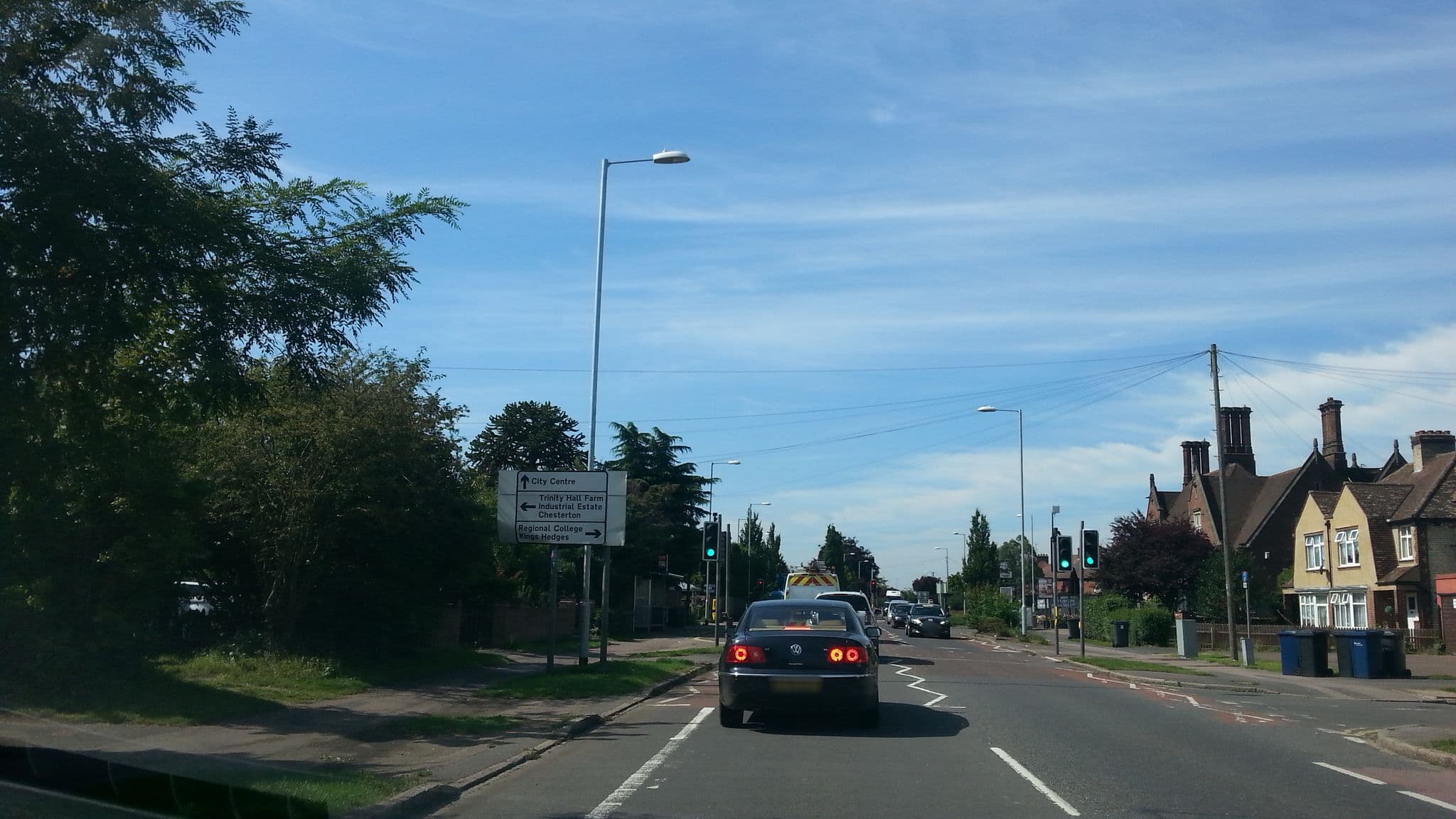 Street view near Lovell Lodge Hotel, Cambridge — © adam2 (CC BY-SA · Mapillary)