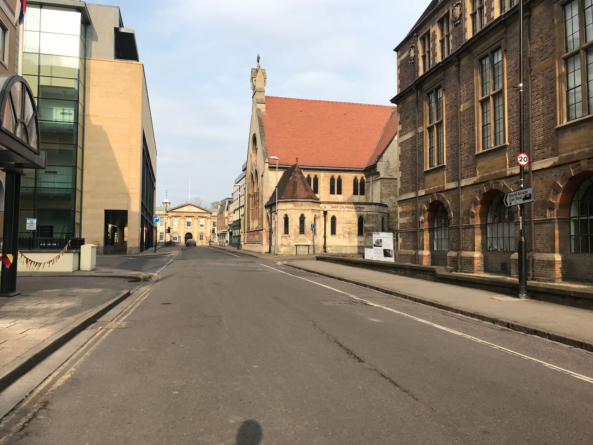 Street view near Cambridge City Hotel, Cambridge — © cyclestreets (CC BY-SA · Mapillary)