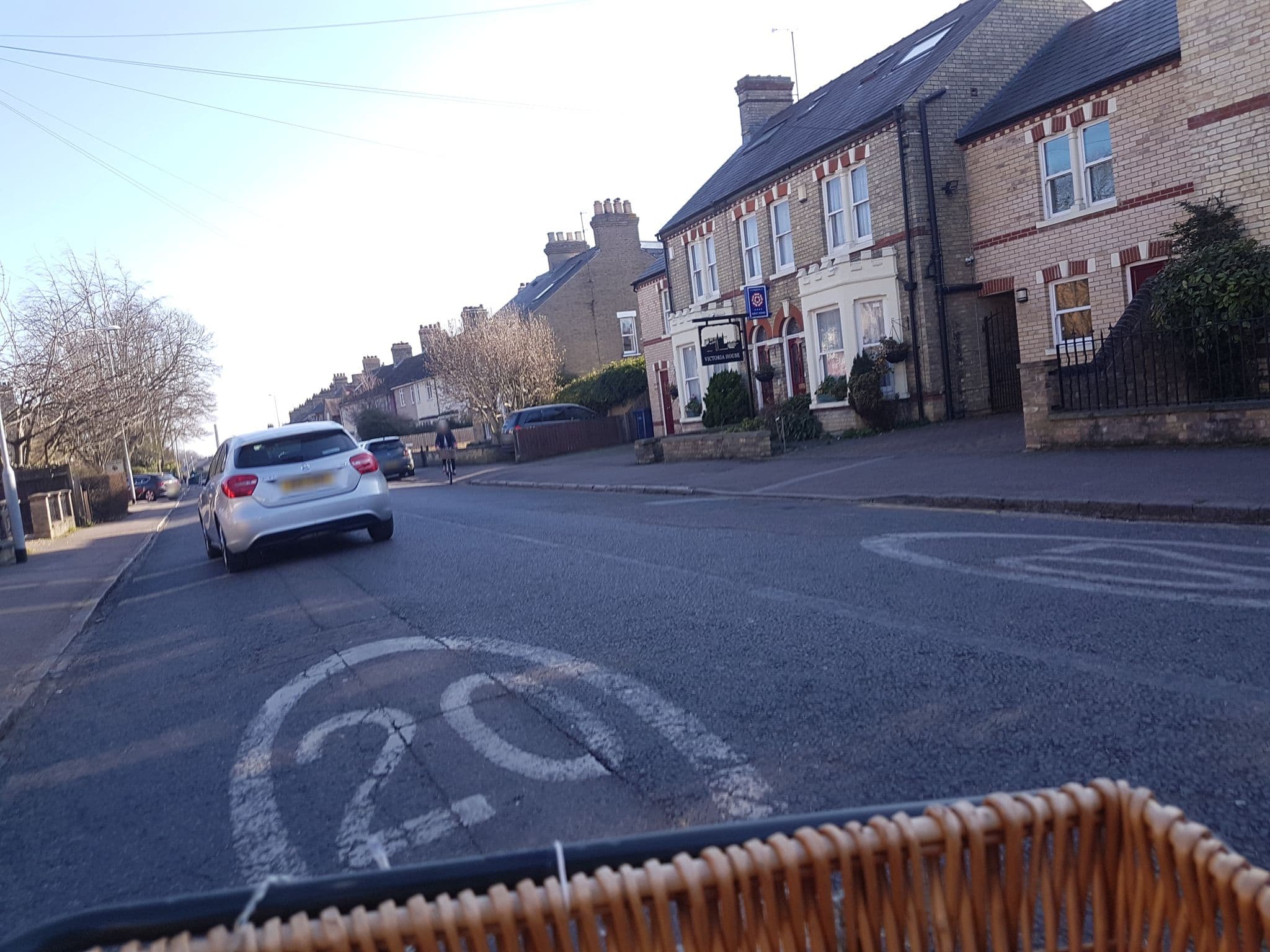 Street view near Victoria Guesthouse, Cambridge — © cyclestreets (CC BY-SA · Mapillary)