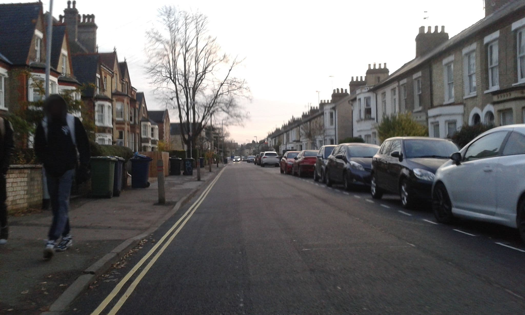 Street view near The Stables, Cambridge — © cyclestreets (CC BY-SA · Mapillary)