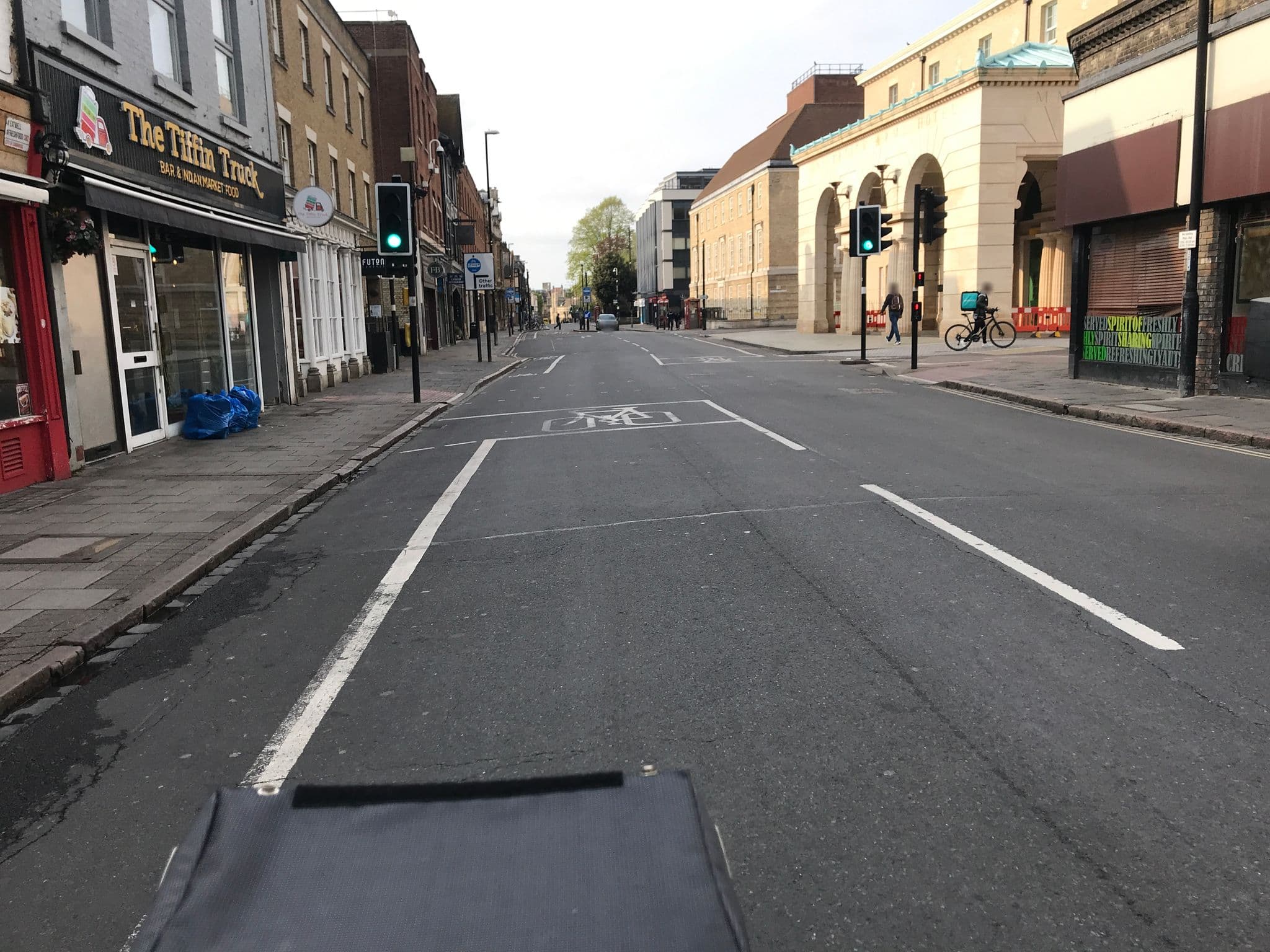 Street view near Downing Cambridge Conferences Limited, Cambridge — © cyclestreets (CC BY-SA · Mapillary)