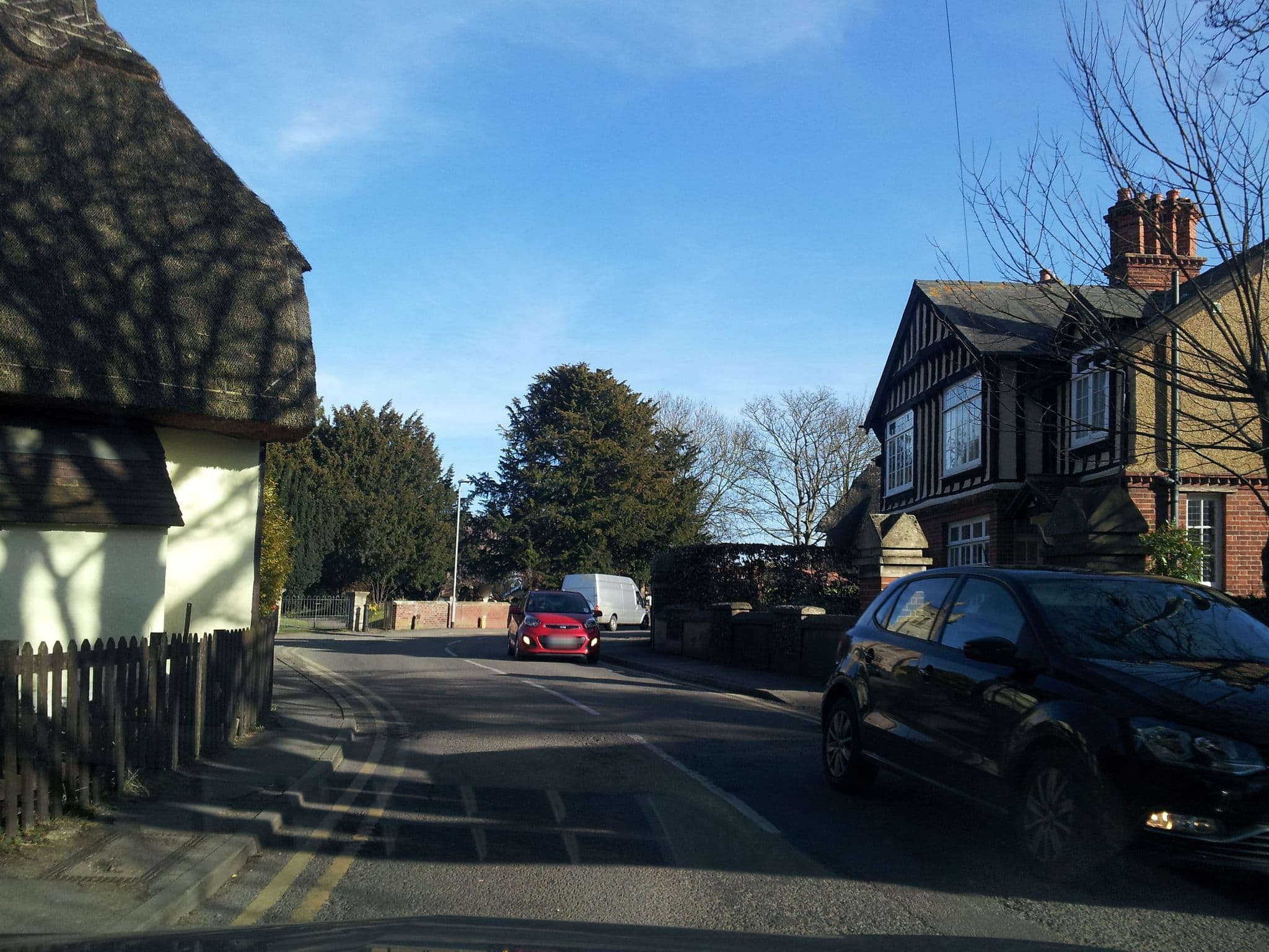 Street view near Riverside, Melbourn — © adam2 (CC BY-SA · Mapillary)