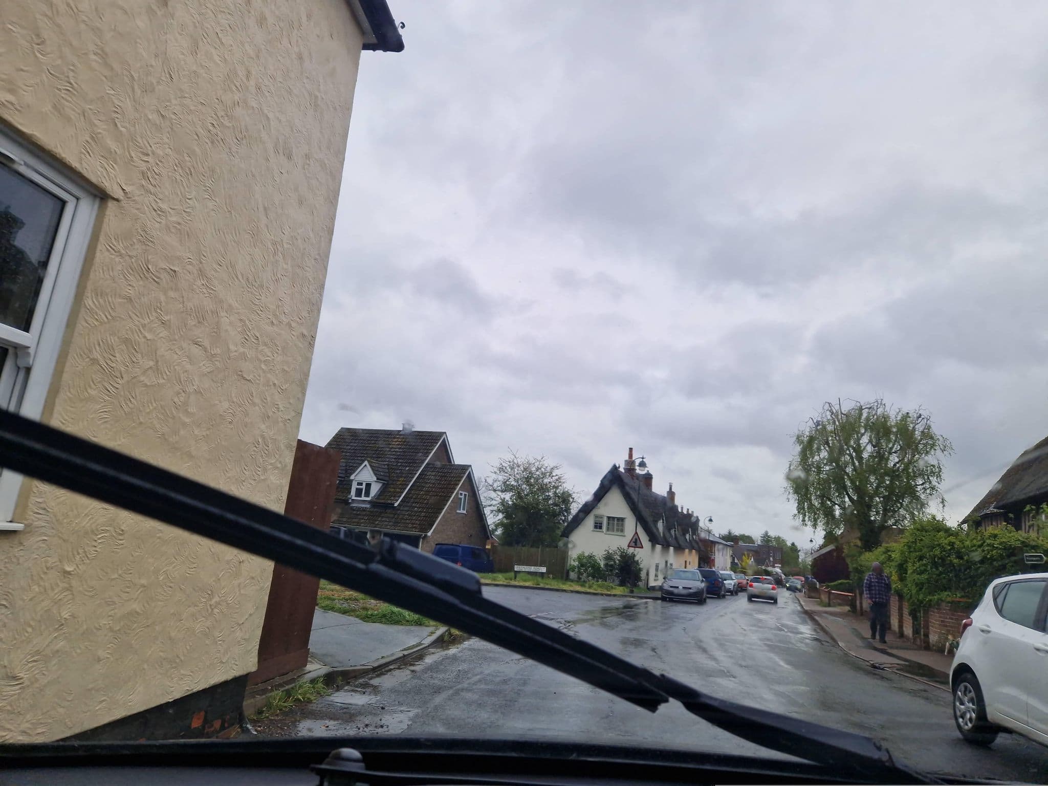 Street view near The Greyhound - Historic former Inn, Glemsford — © edloach (CC BY-SA · Mapillary)