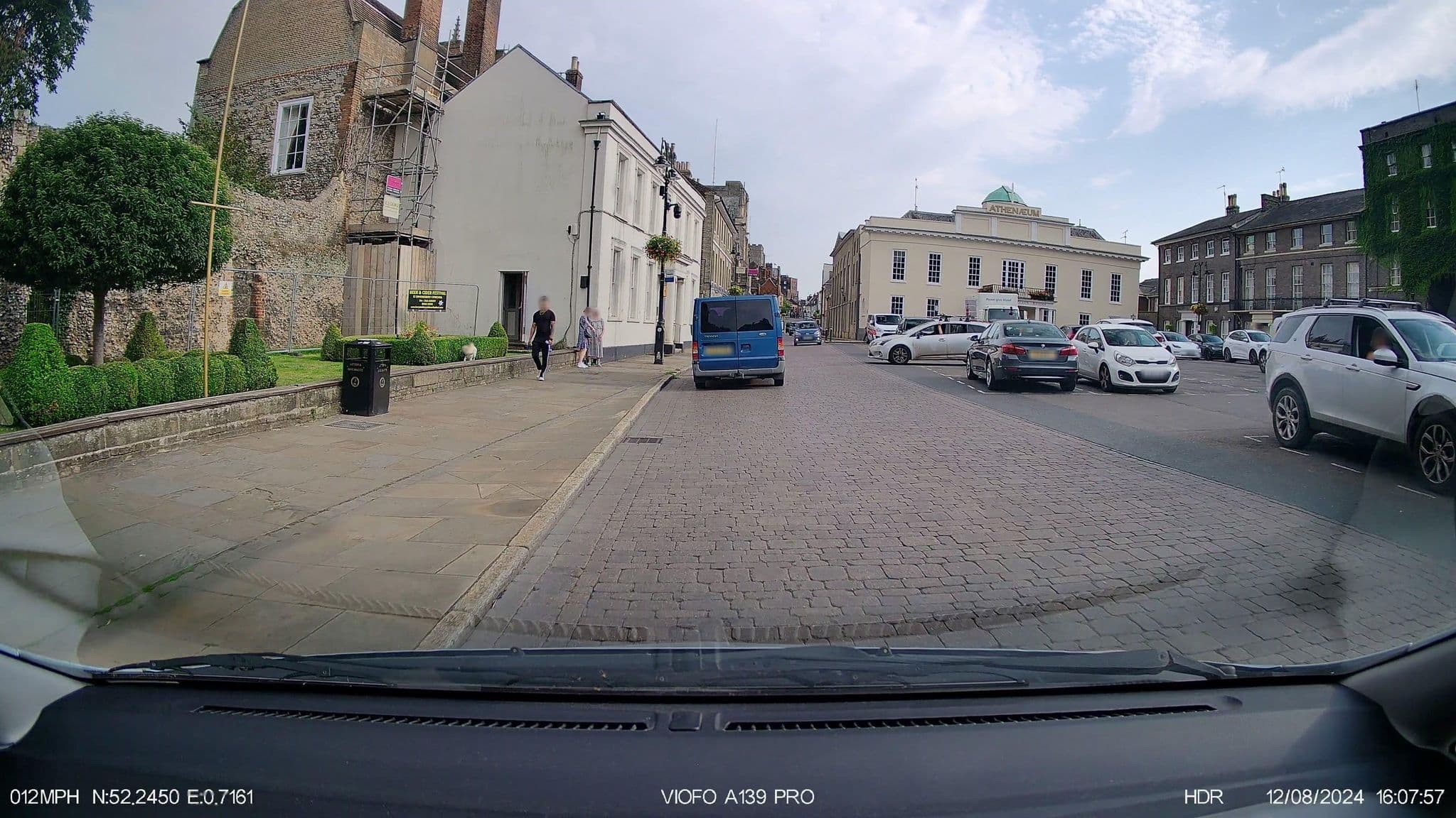 Street view near Gough Hotels, Bury St Edmunds — © IpswichEdits (CC BY-SA · Mapillary)